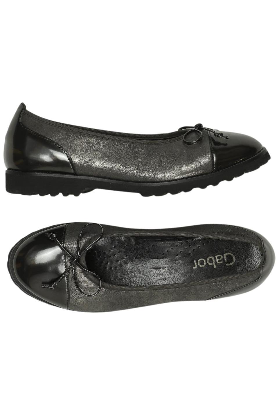 

Gabor Damen Ballerinas, silber, Gr. 3