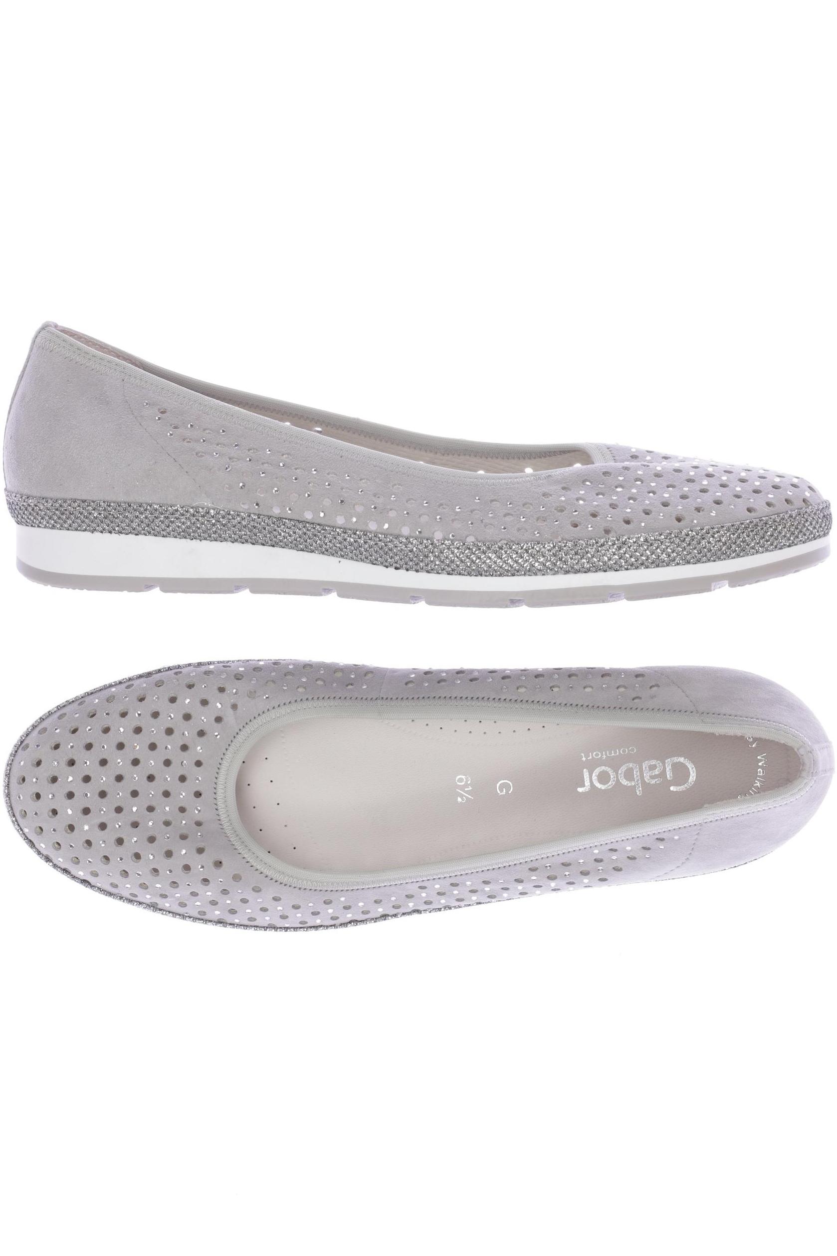 

Gabor Damen Ballerinas, grau, Gr. 6.5