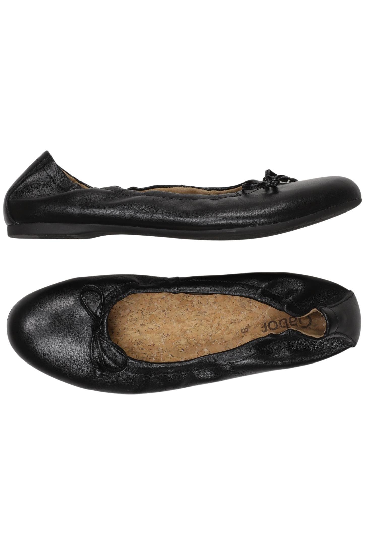 

Gabor Damen Ballerinas, schwarz, Gr. 8