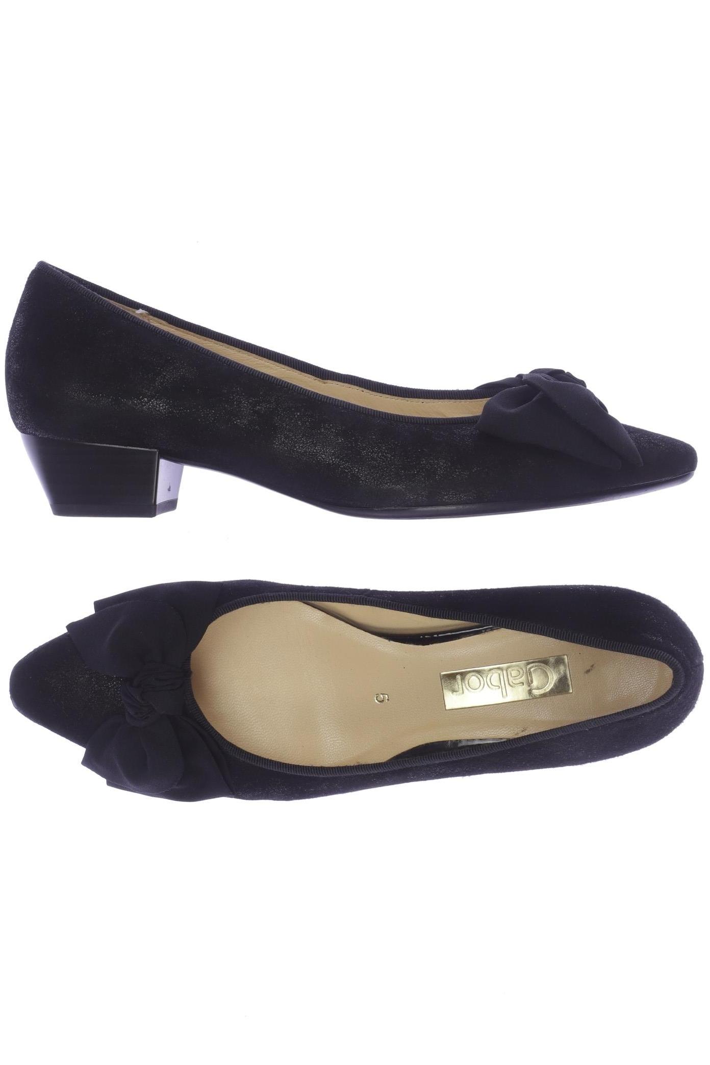 

Gabor Damen Ballerinas, schwarz, Gr. 5