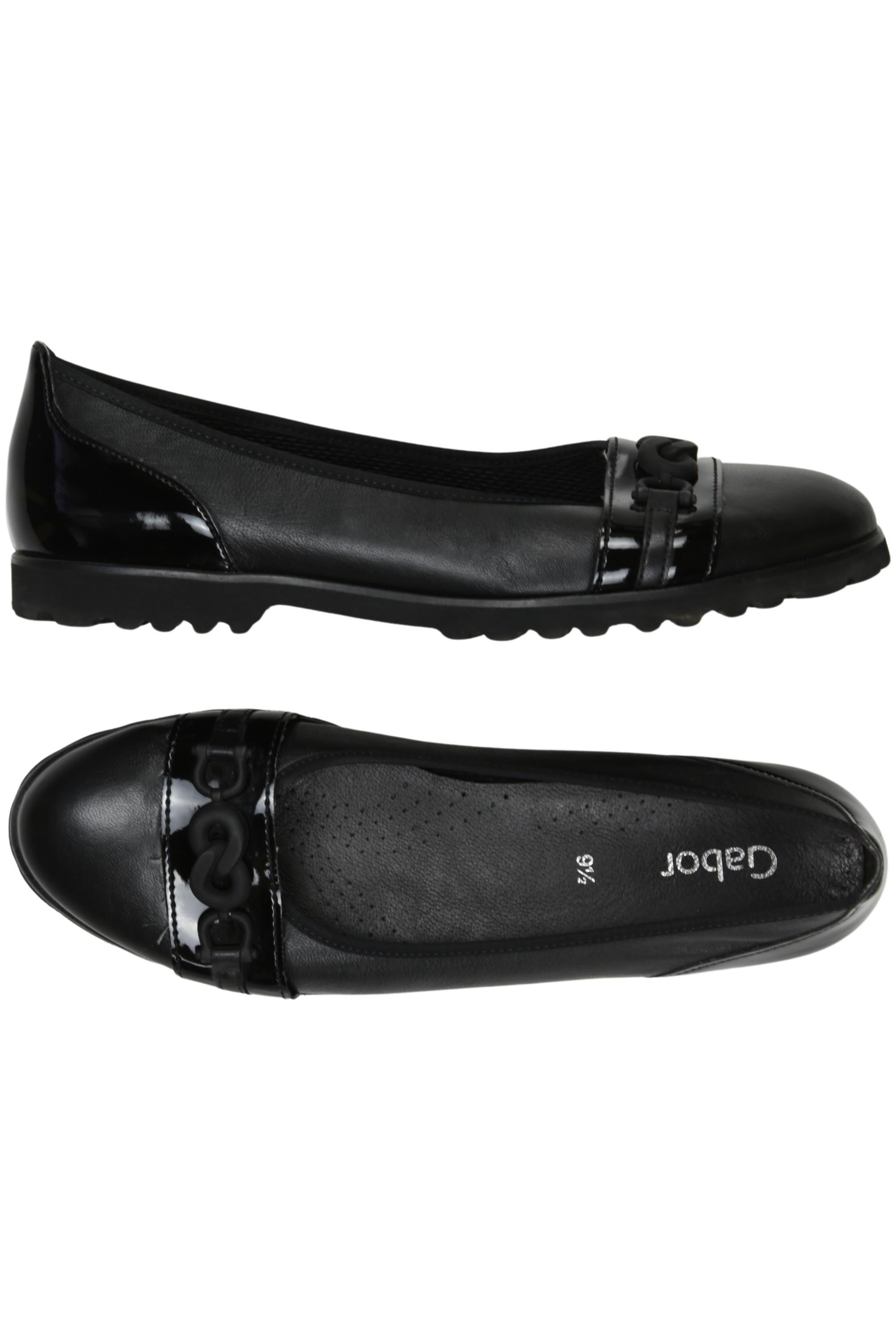 

Gabor Damen Ballerinas, schwarz, Gr. 9.5