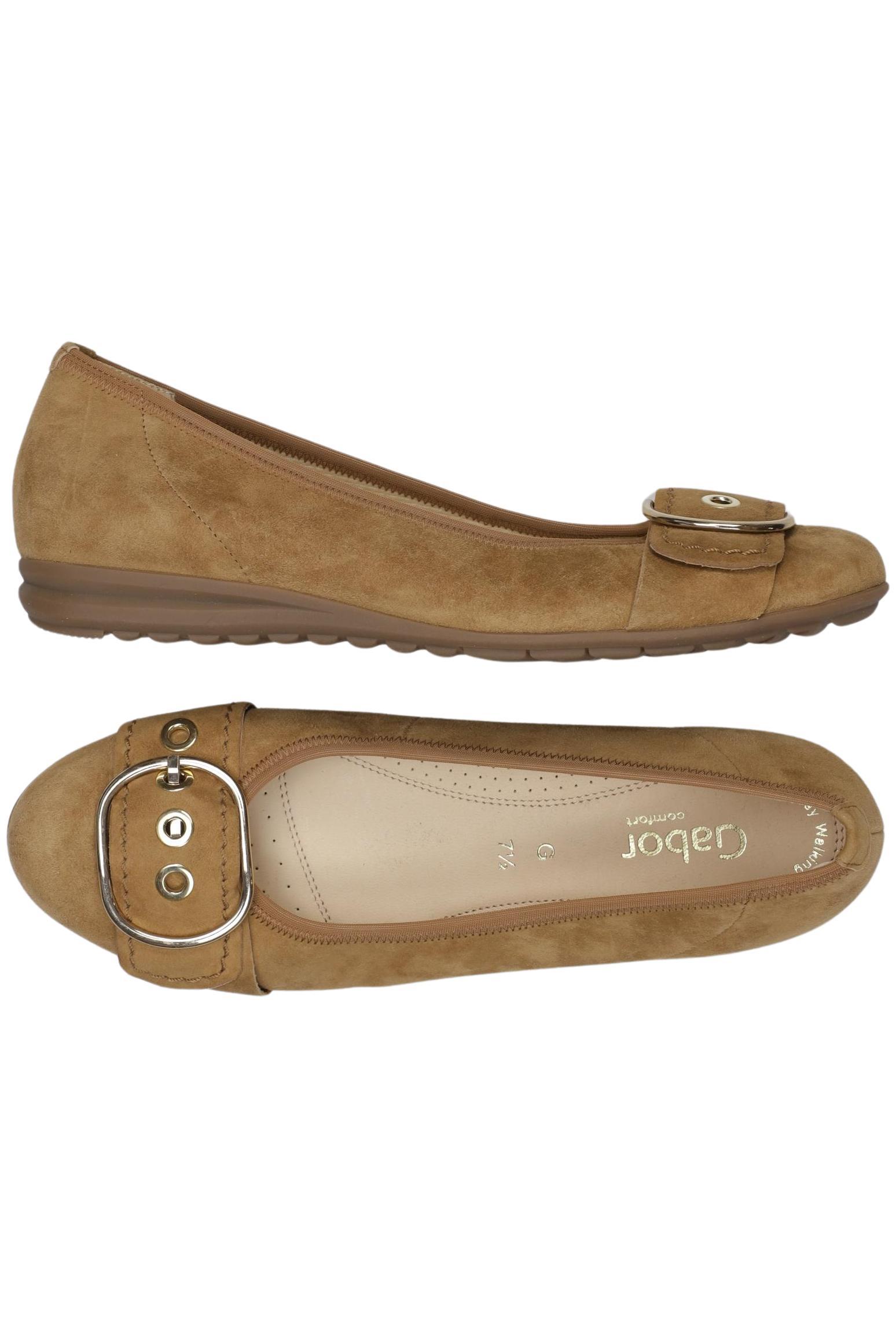 

Gabor Damen Ballerinas, beige, Gr. 7.5