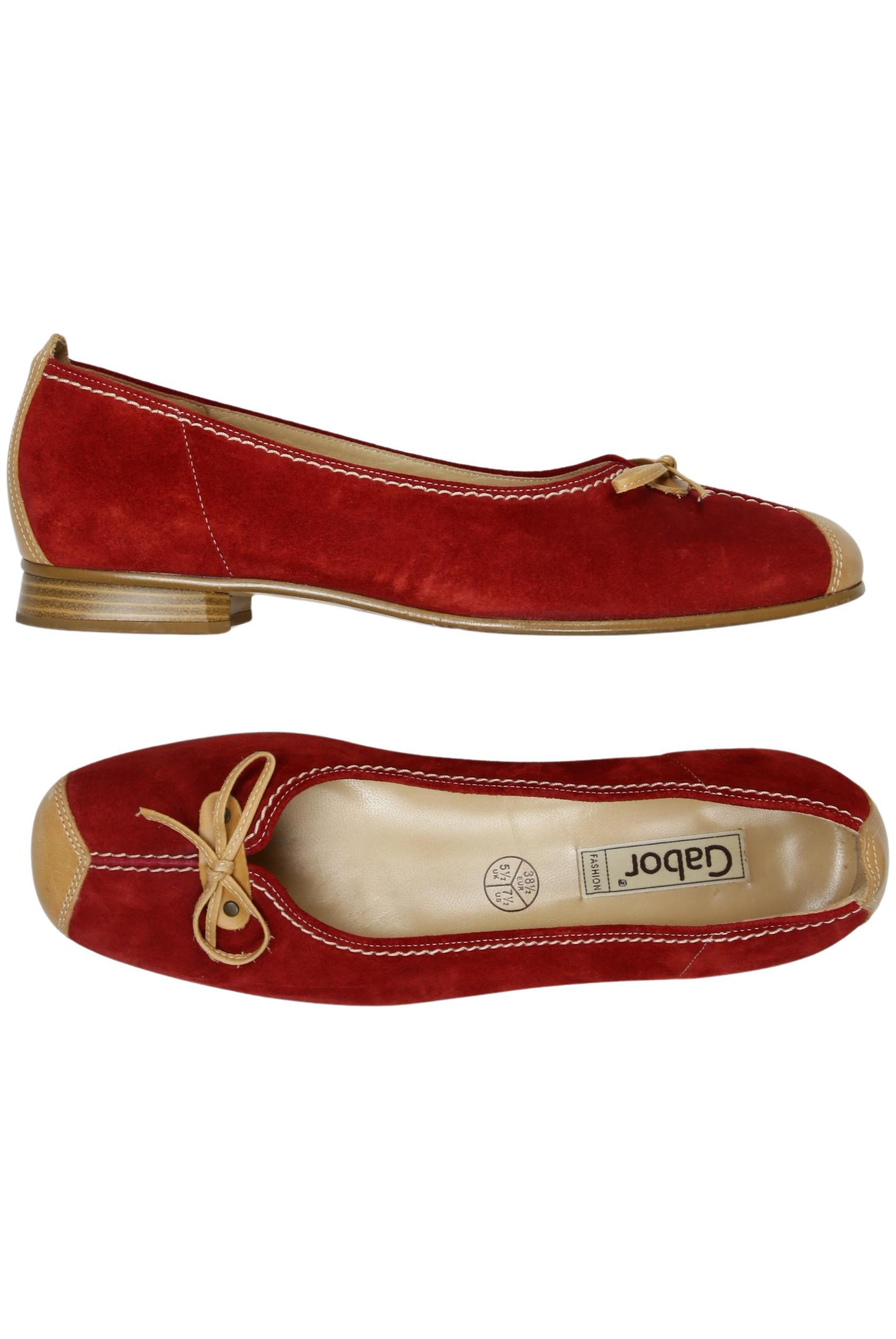 

Gabor Damen Ballerinas, rot, Gr. 38.5