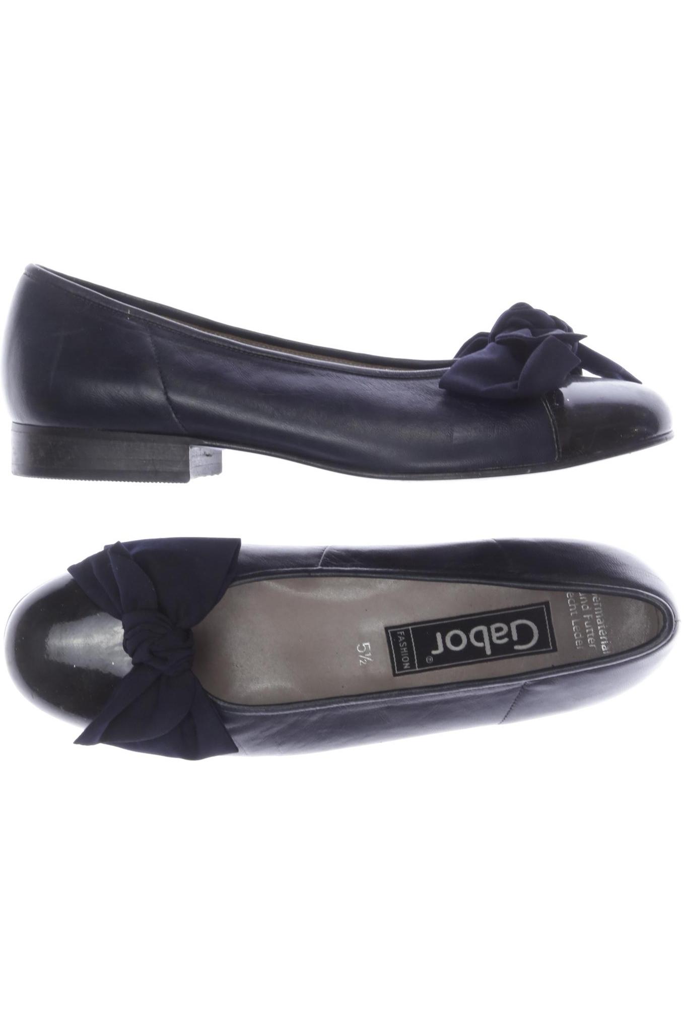 

Gabor Damen Ballerinas, schwarz, Gr. 5.5