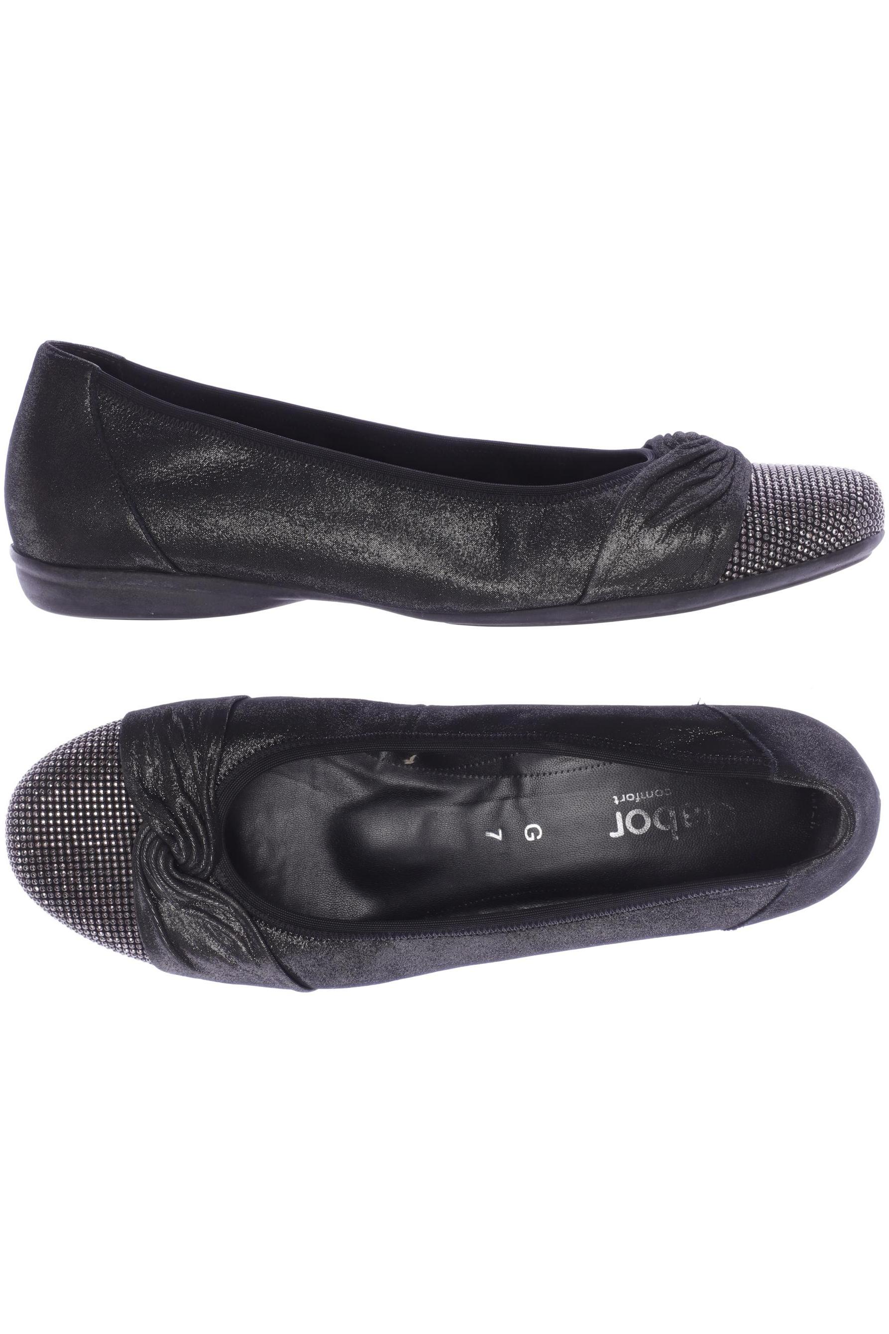 

Gabor Damen Ballerinas, schwarz, Gr. 7