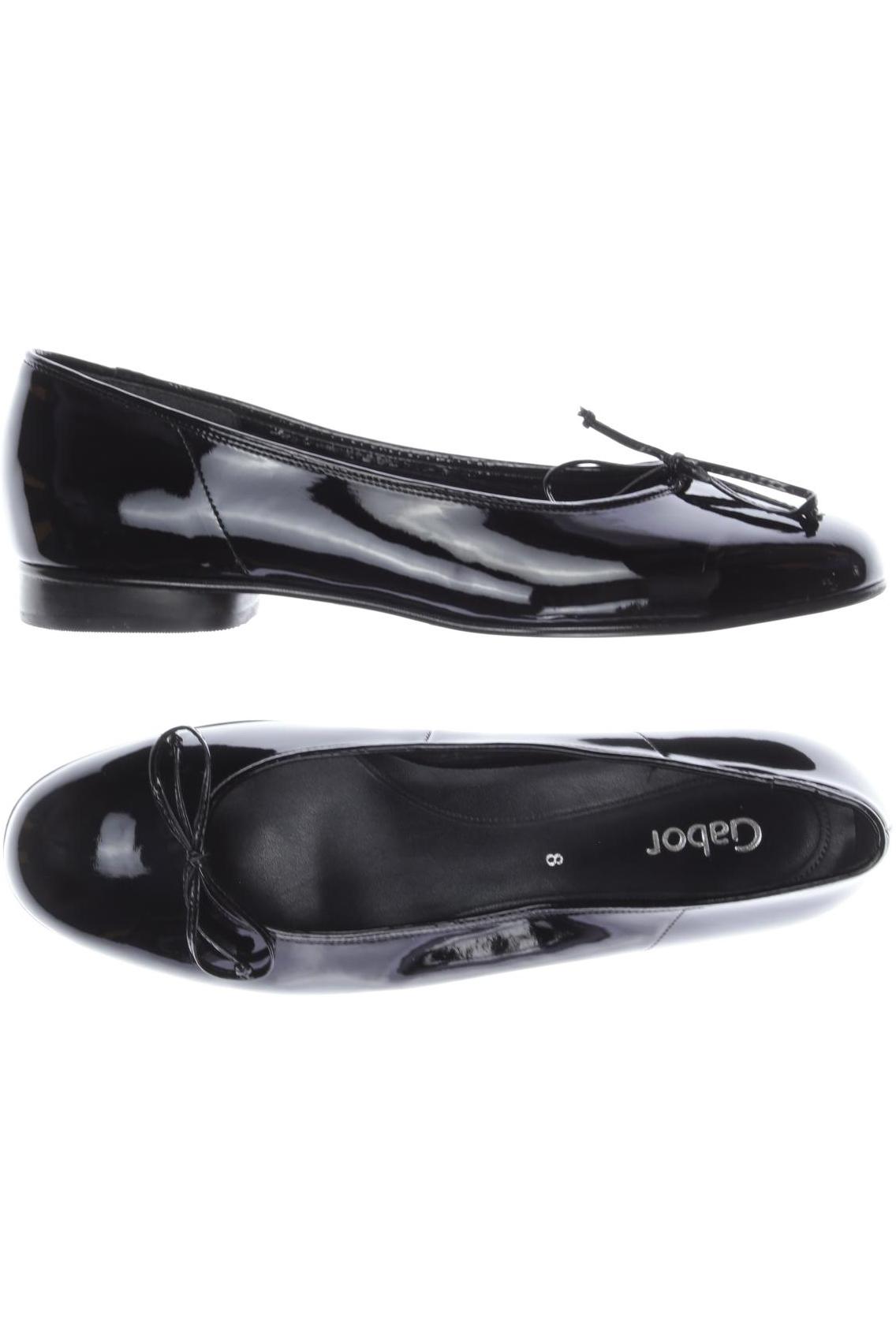 

Gabor Damen Ballerinas, schwarz, Gr. 8