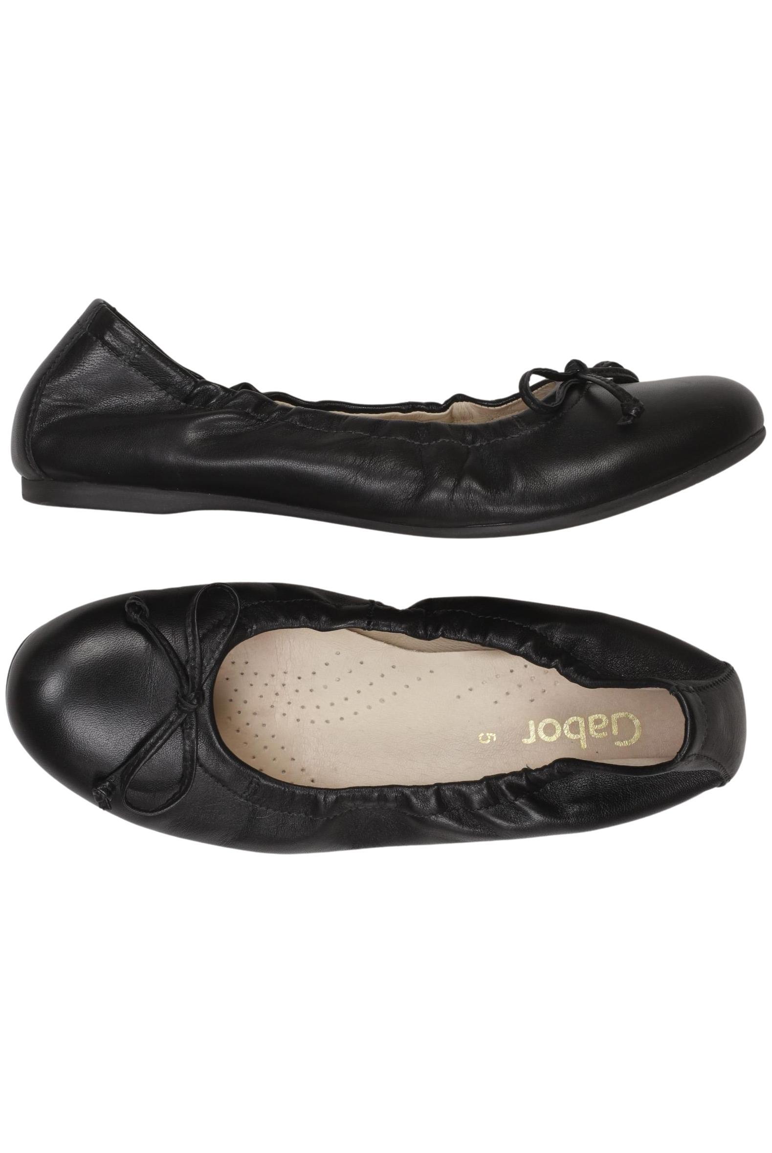 

Gabor Damen Ballerinas, schwarz, Gr. 5