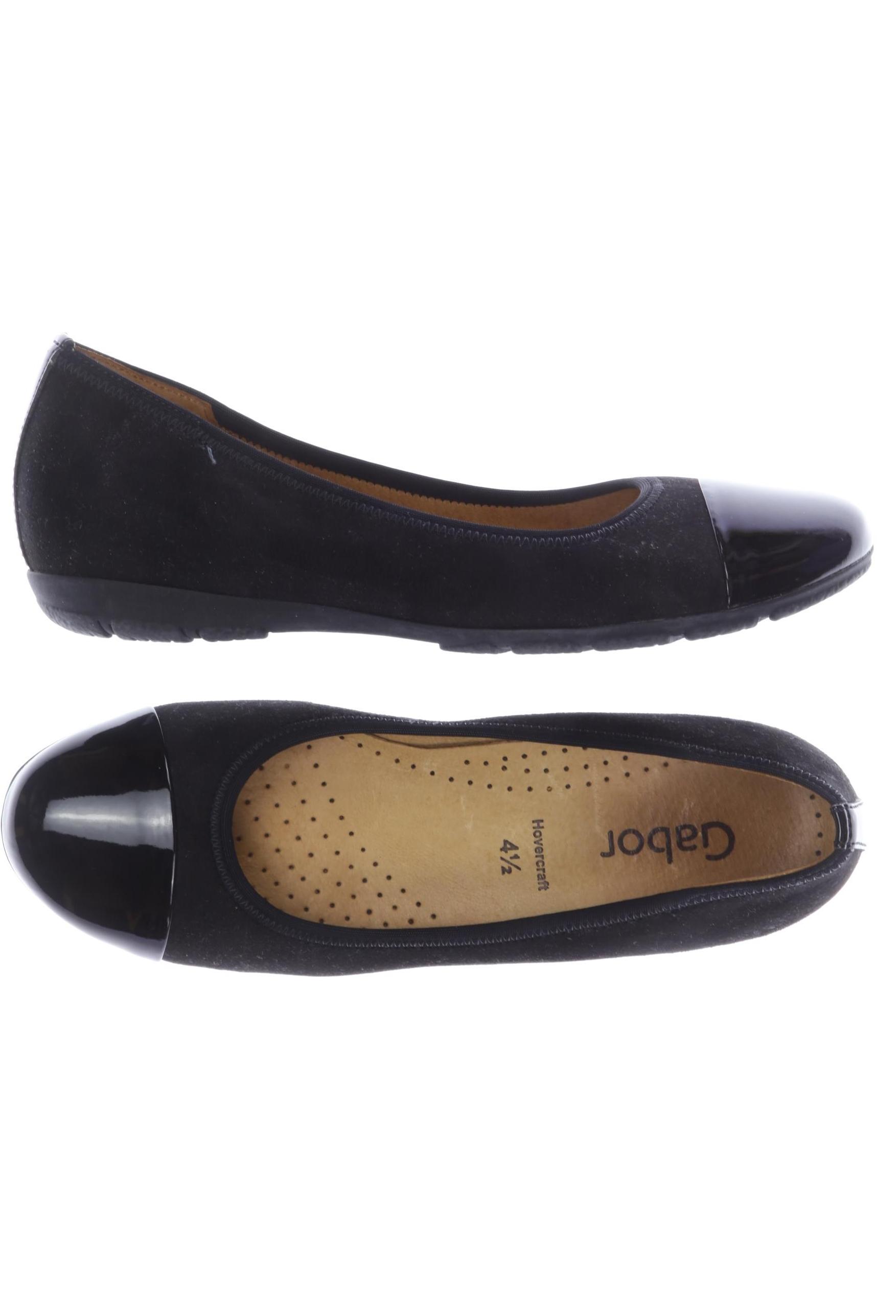 

Gabor Damen Ballerinas, schwarz, Gr. 4.5