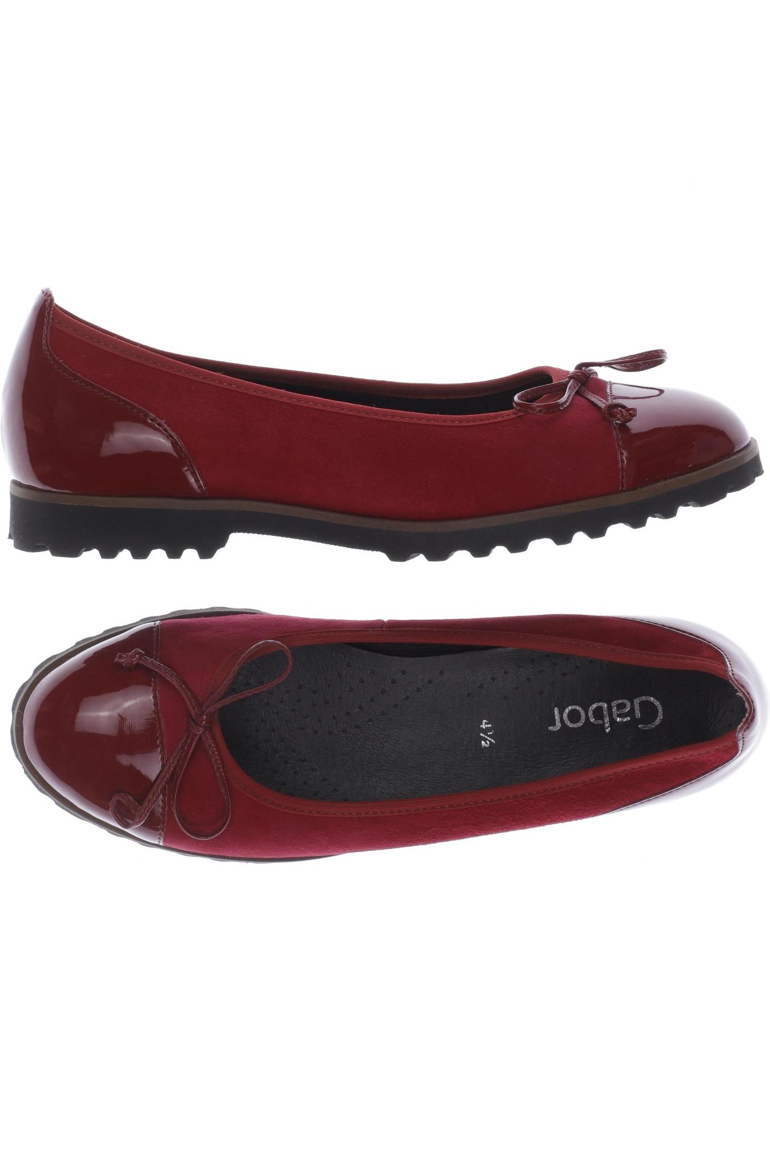

Gabor Damen Ballerinas, rot, Gr. 4.5