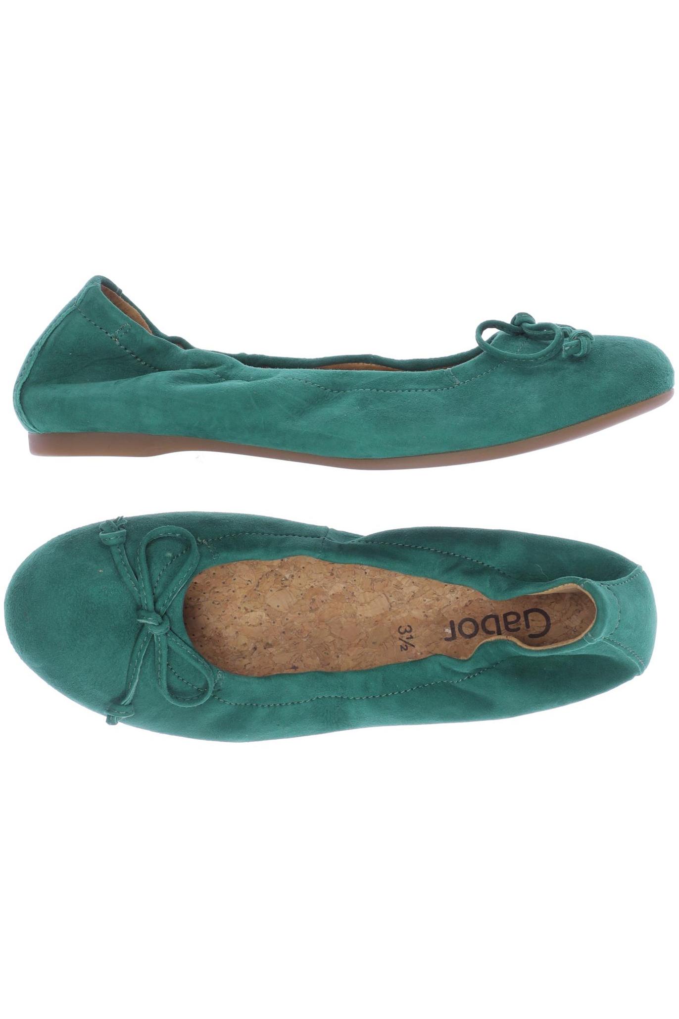 

Gabor Damen Ballerinas, grün, Gr. 3.5