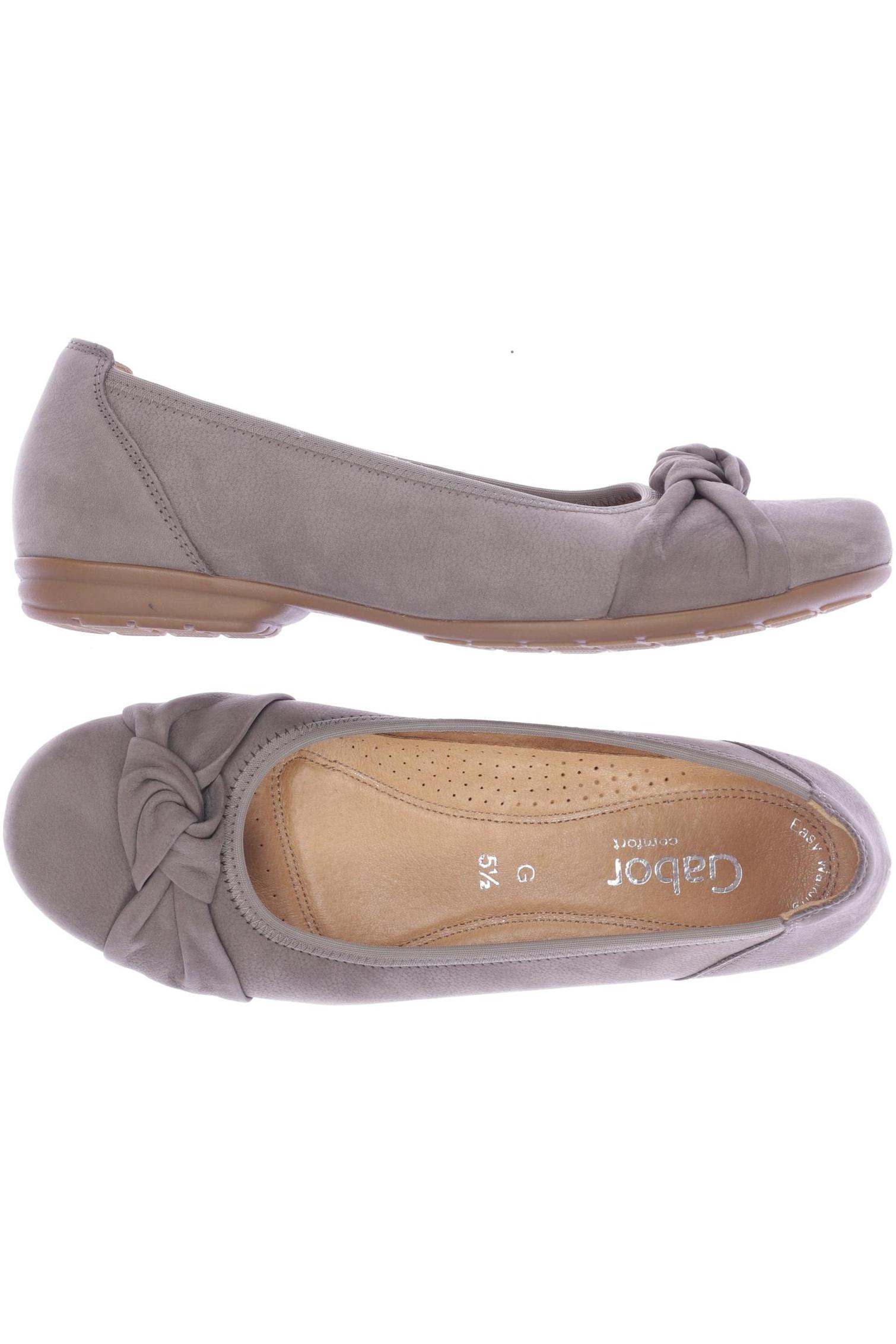 

Gabor Damen Ballerinas, grau, Gr. 5.5
