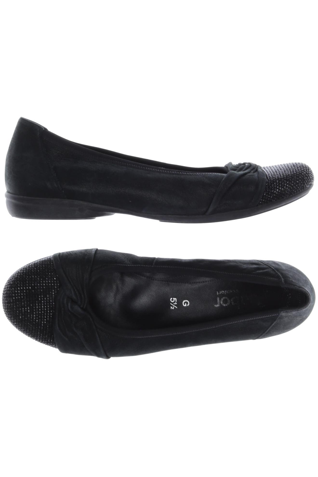 

Gabor Damen Ballerinas, schwarz, Gr. 5.5