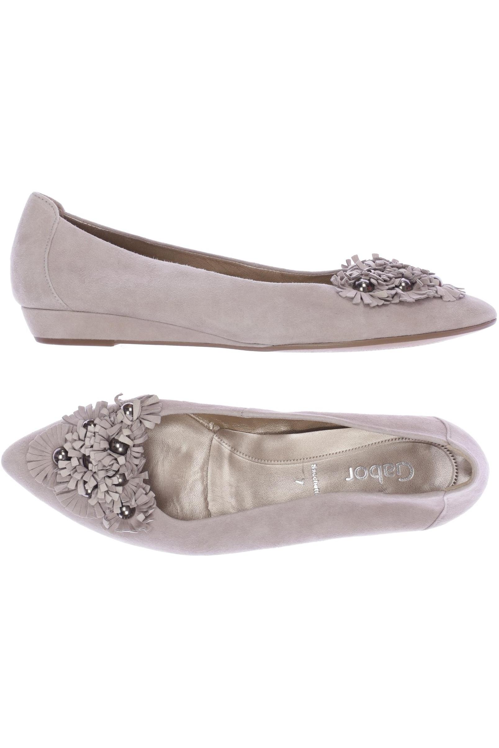 

Gabor Damen Ballerinas, beige, Gr. 7