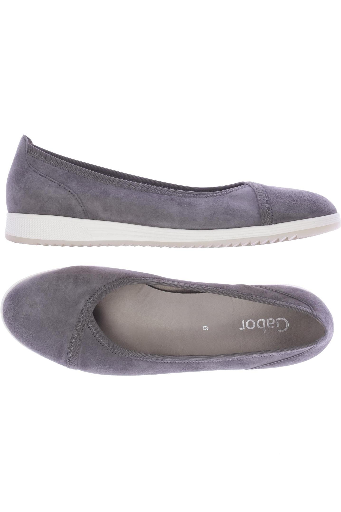 

Gabor Damen Ballerinas, grau, Gr. 6