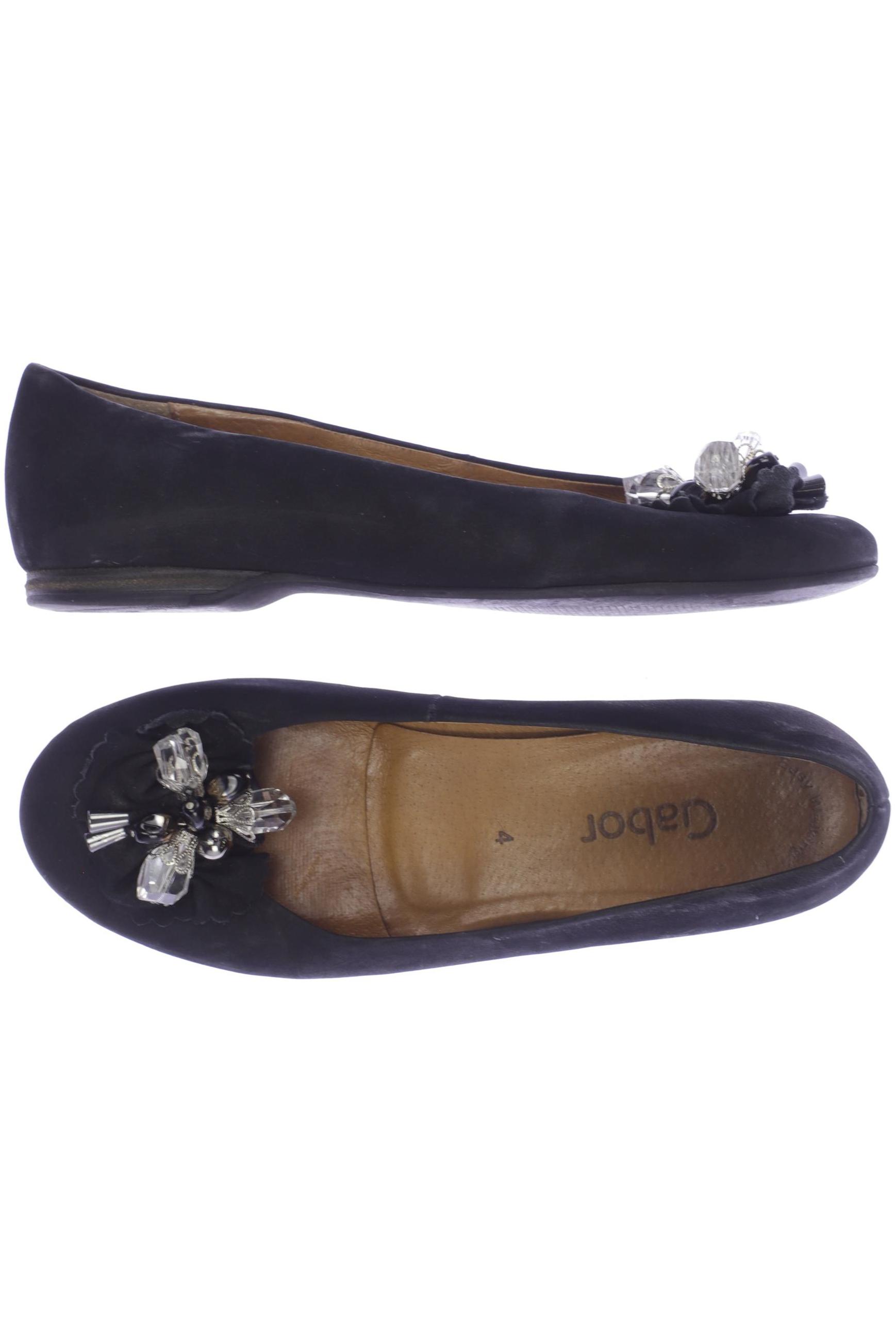

Gabor Damen Ballerinas, schwarz, Gr. 4