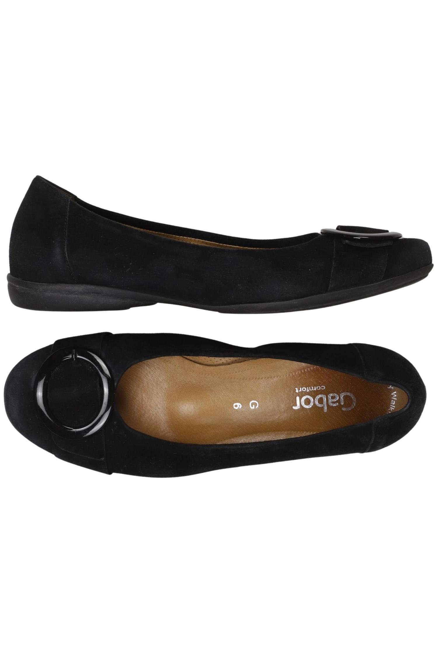 

Gabor Damen Ballerinas, schwarz, Gr. 6