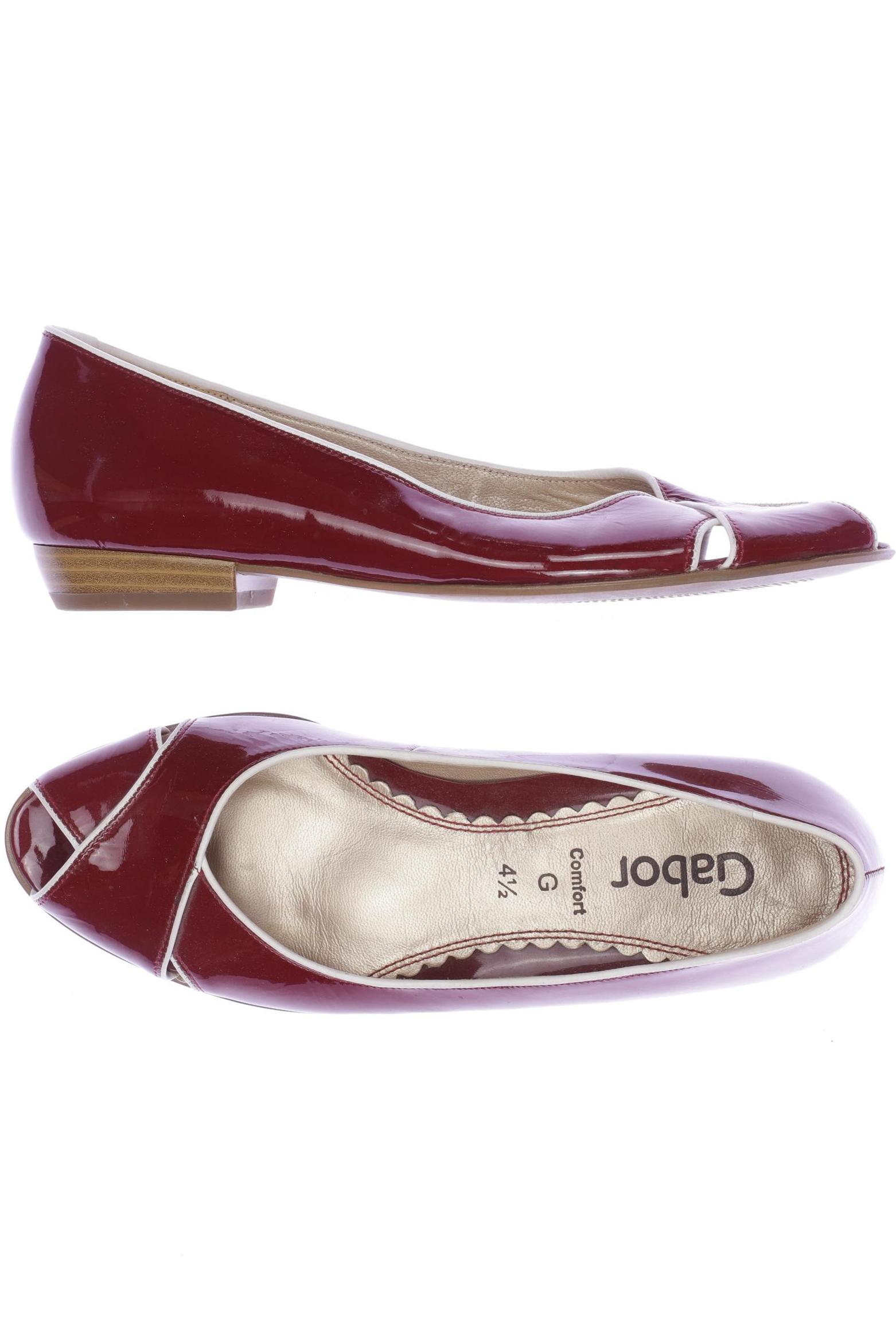 

Gabor Damen Ballerinas, bordeaux, Gr. 4.5