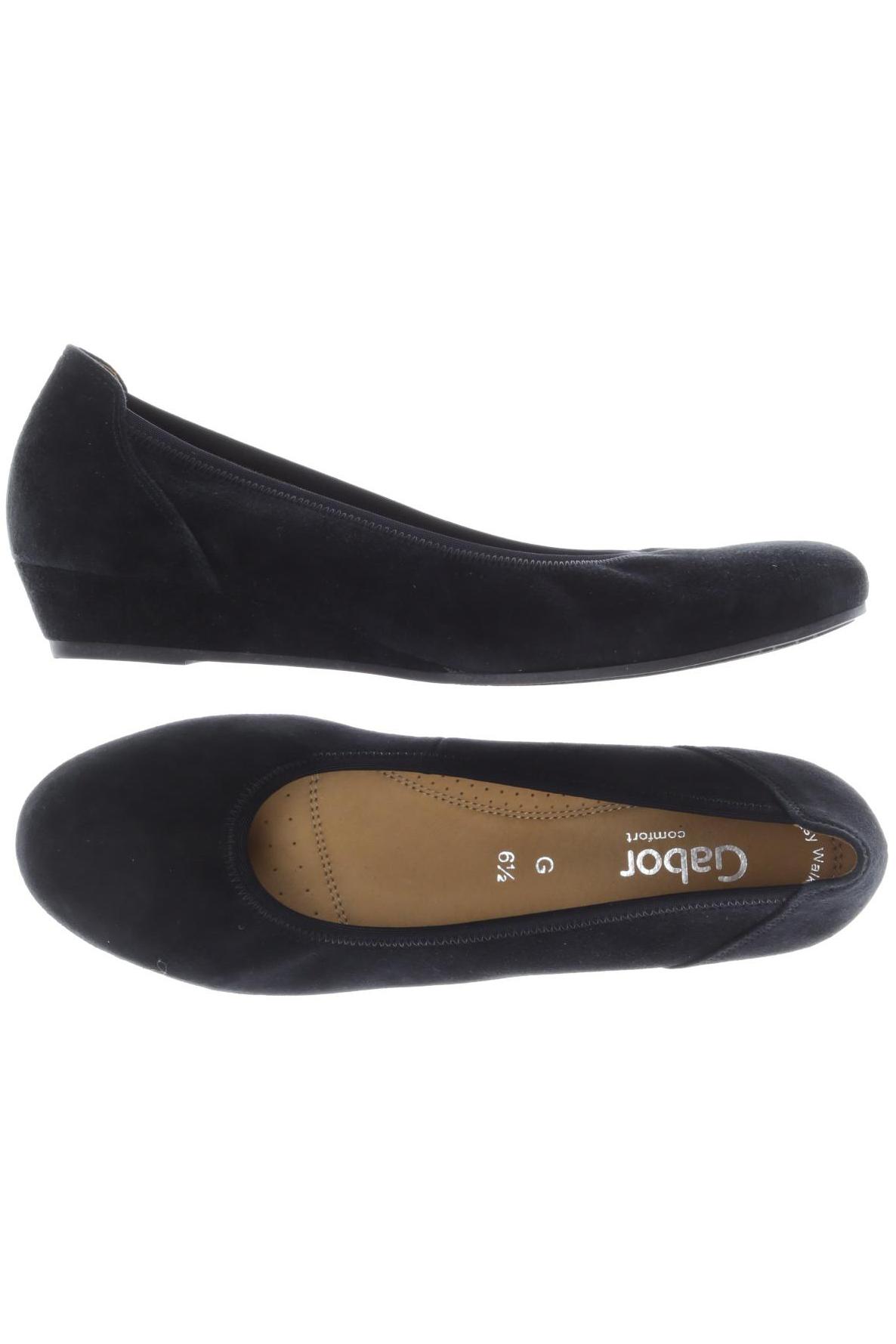 

Gabor Damen Ballerinas, schwarz, Gr. 6.5