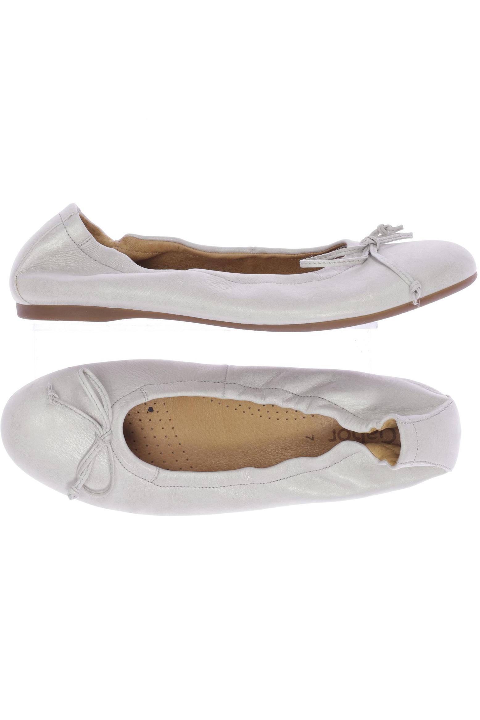 

Gabor Damen Ballerinas, silber, Gr. 7