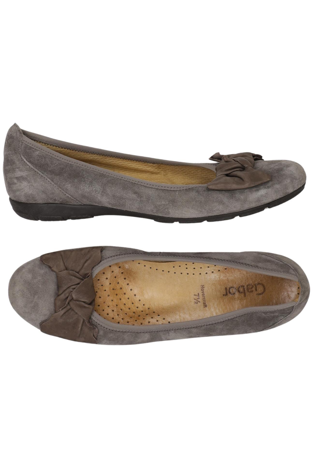 

Gabor Damen Ballerinas, grau, Gr. 7.5