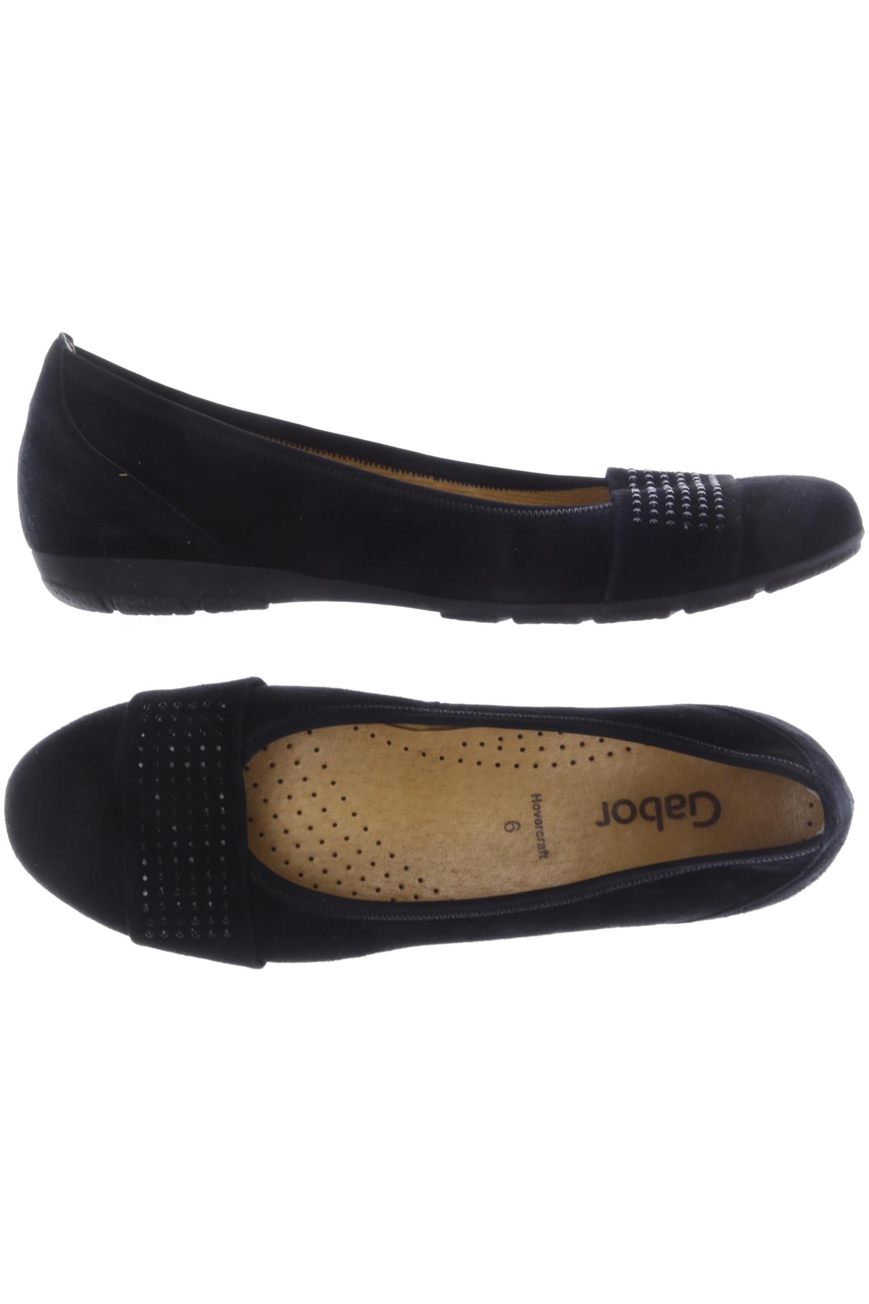 

Gabor Damen Ballerinas, schwarz, Gr. 6