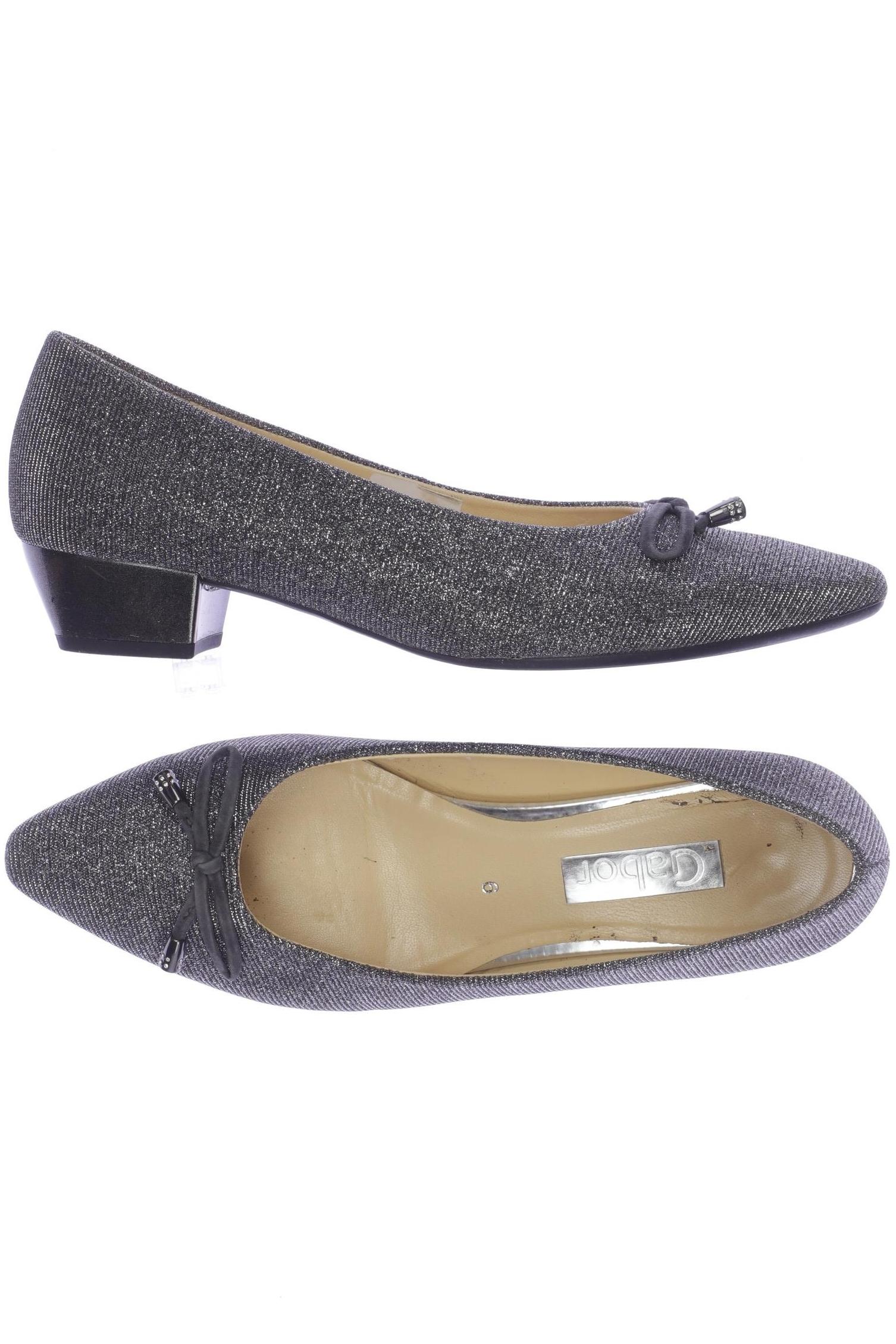 

Gabor Damen Ballerinas, silber, Gr. 6