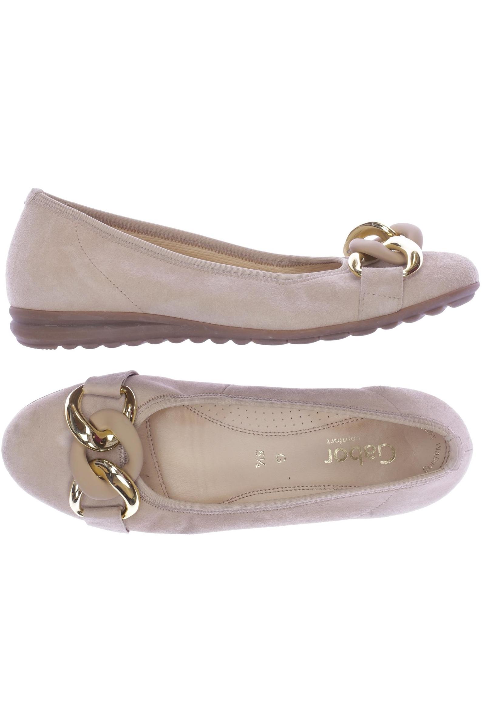 

Gabor Damen Ballerinas, beige, Gr. 5.5
