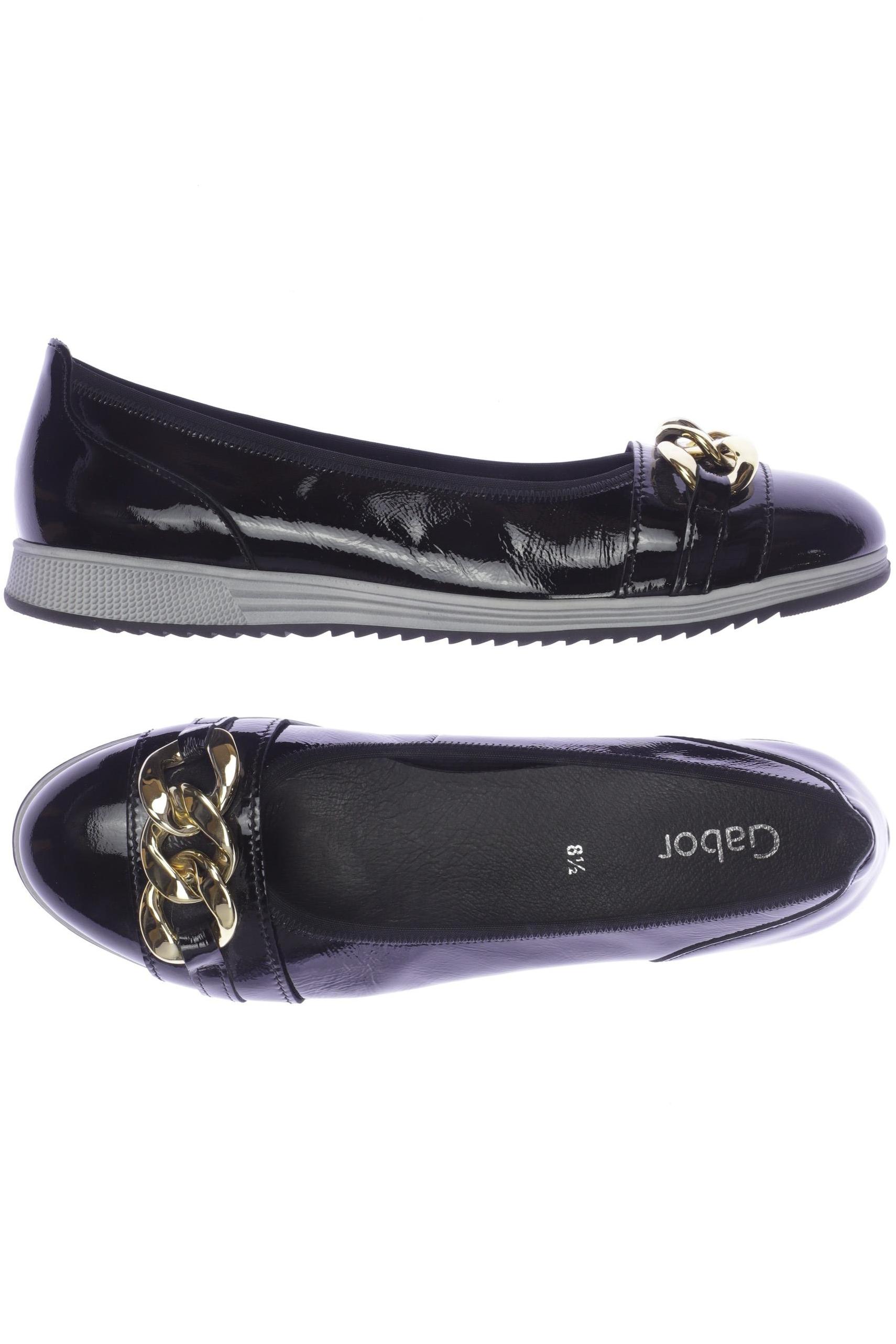 

Gabor Damen Ballerinas, schwarz, Gr. 8.5