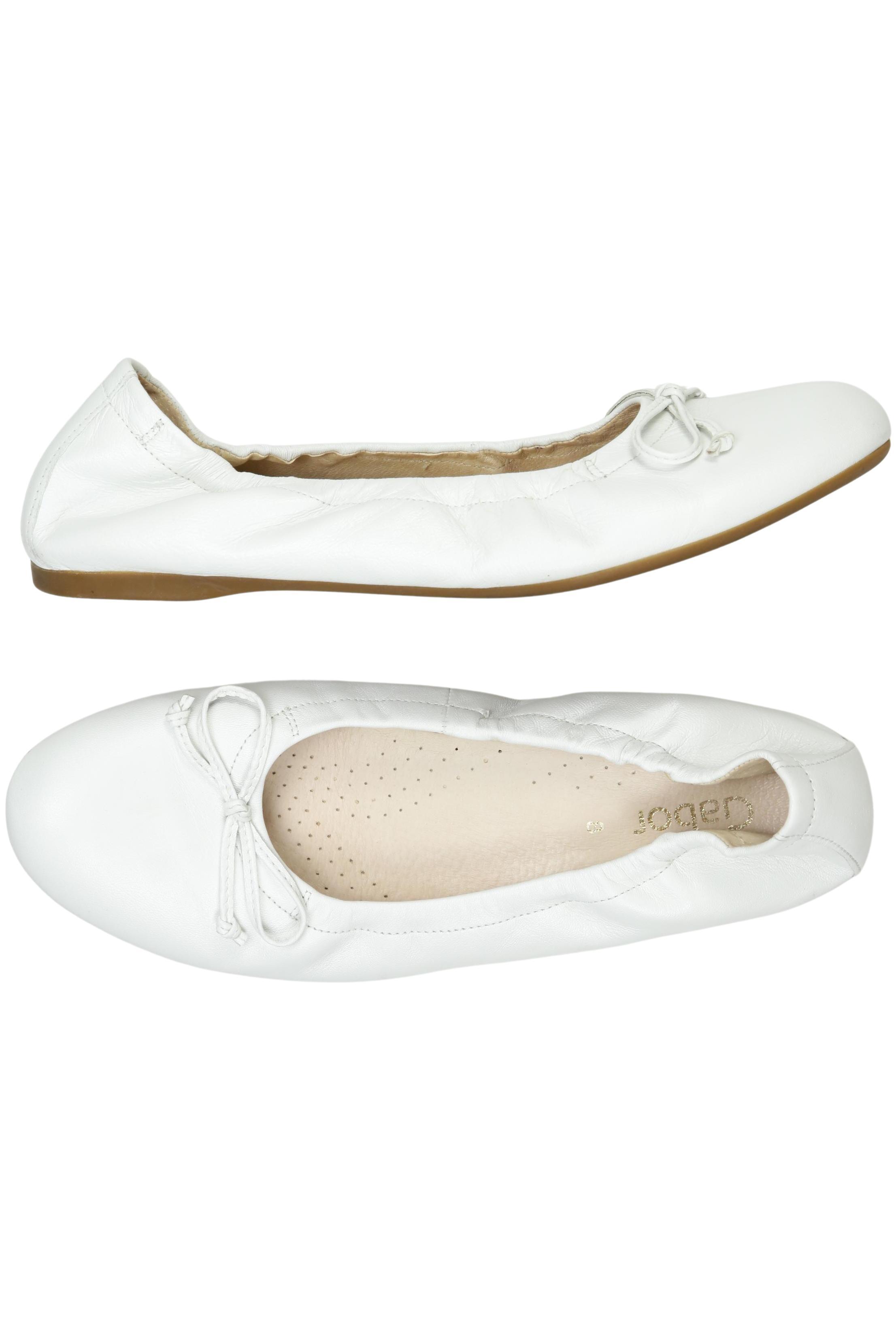 

Gabor Damen Ballerinas, weiß, Gr. 8