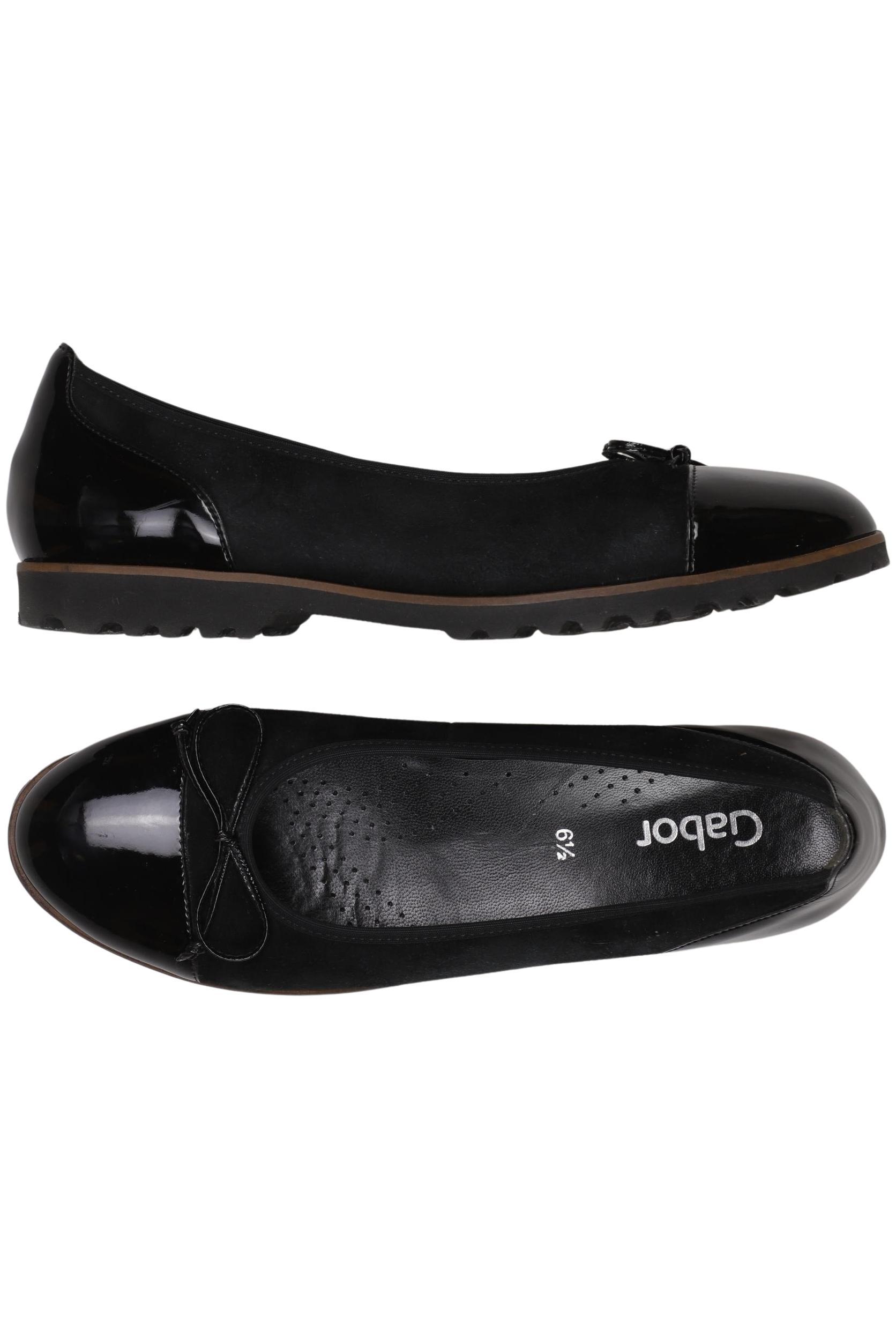 

Gabor Damen Ballerinas, schwarz, Gr. 6.5