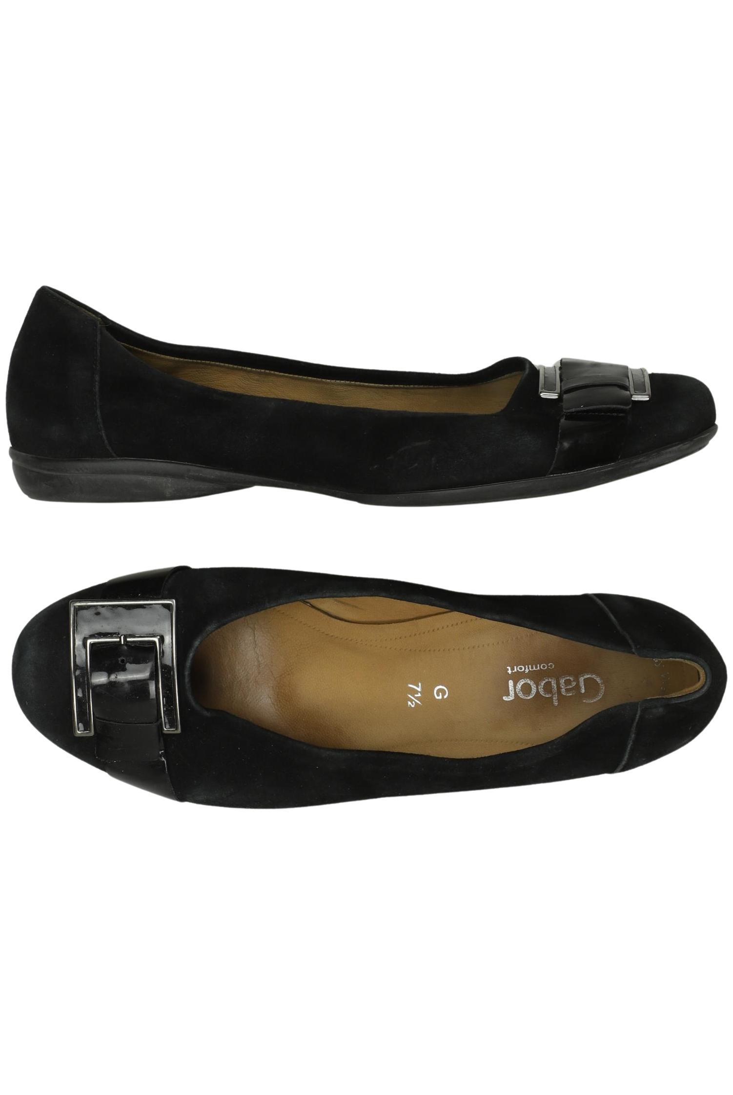 

Gabor Damen Ballerinas, schwarz, Gr. 7.5