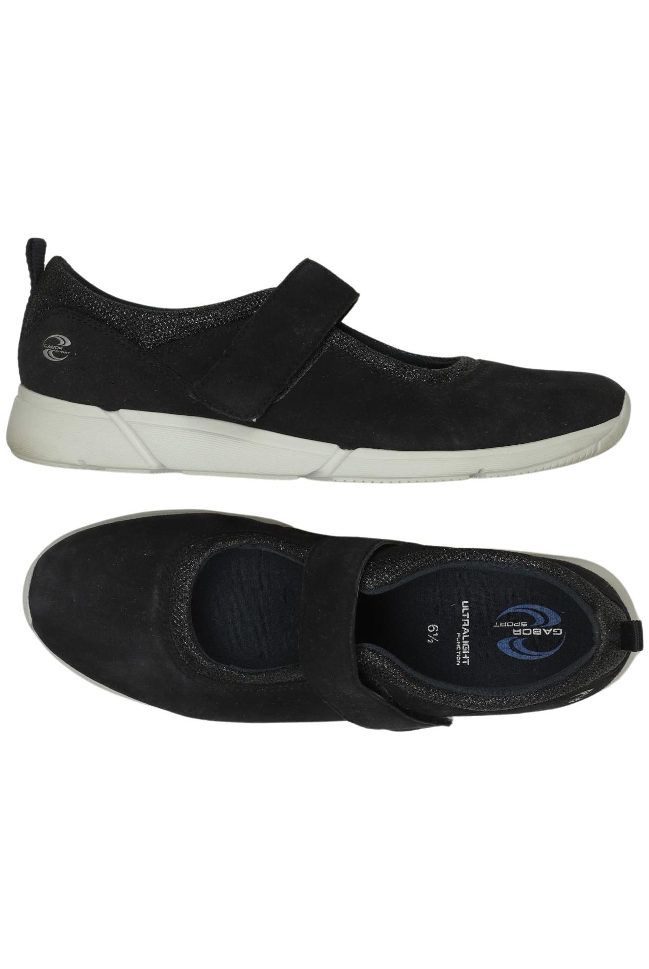 

Gabor Damen Ballerinas, schwarz, Gr. 6.5