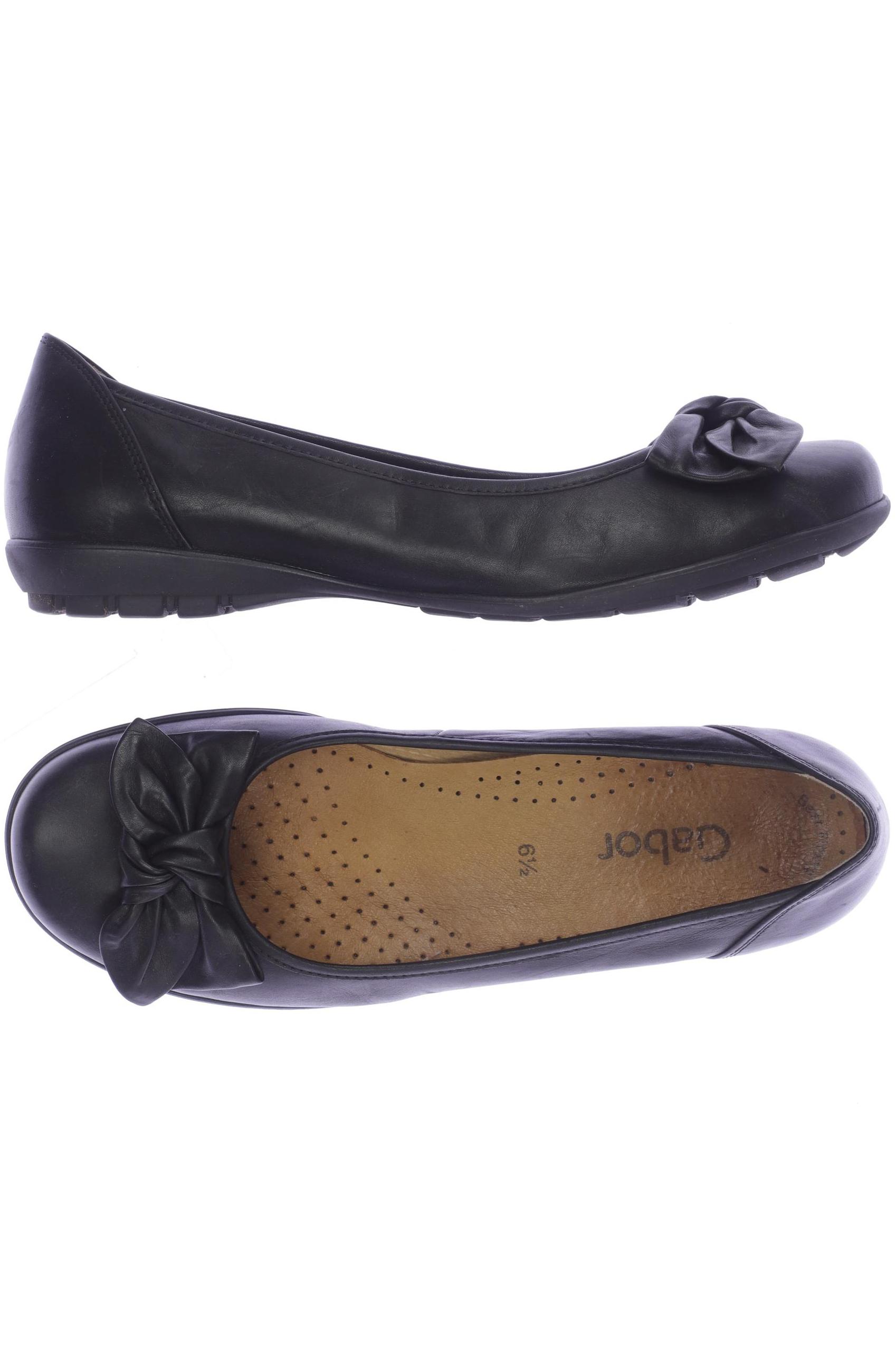 

Gabor Damen Ballerinas, schwarz, Gr. 6.5