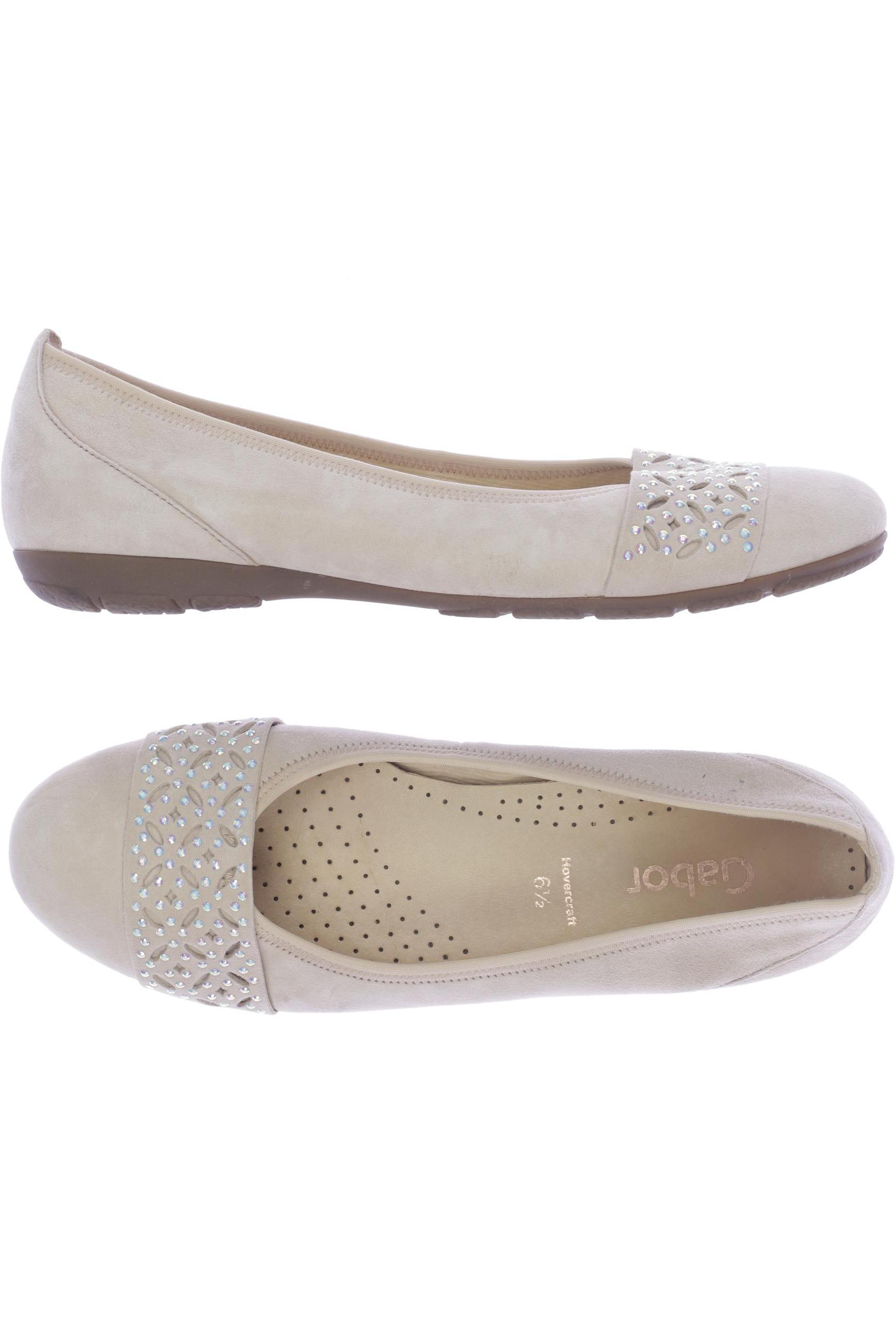 

Gabor Damen Ballerinas, beige, Gr. 6.5