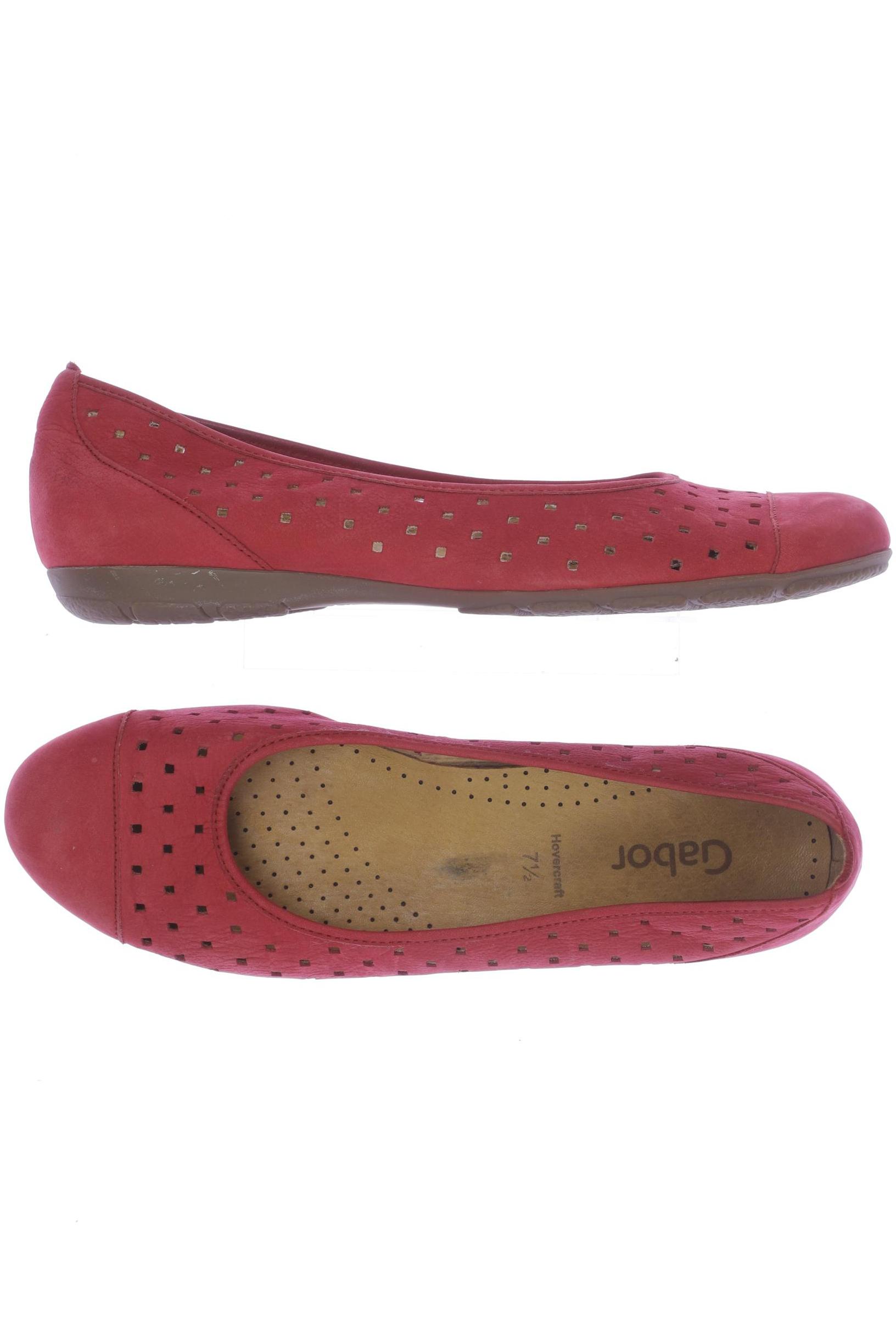 

Gabor Damen Ballerinas, rot, Gr. 7.5