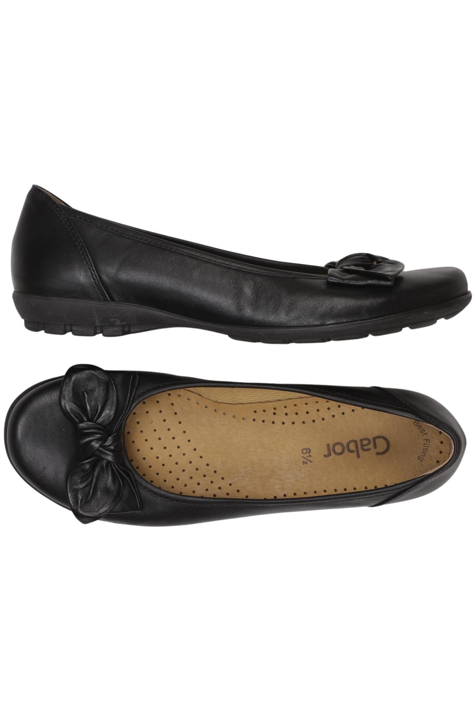 

Gabor Damen Ballerinas, schwarz, Gr. 6.5