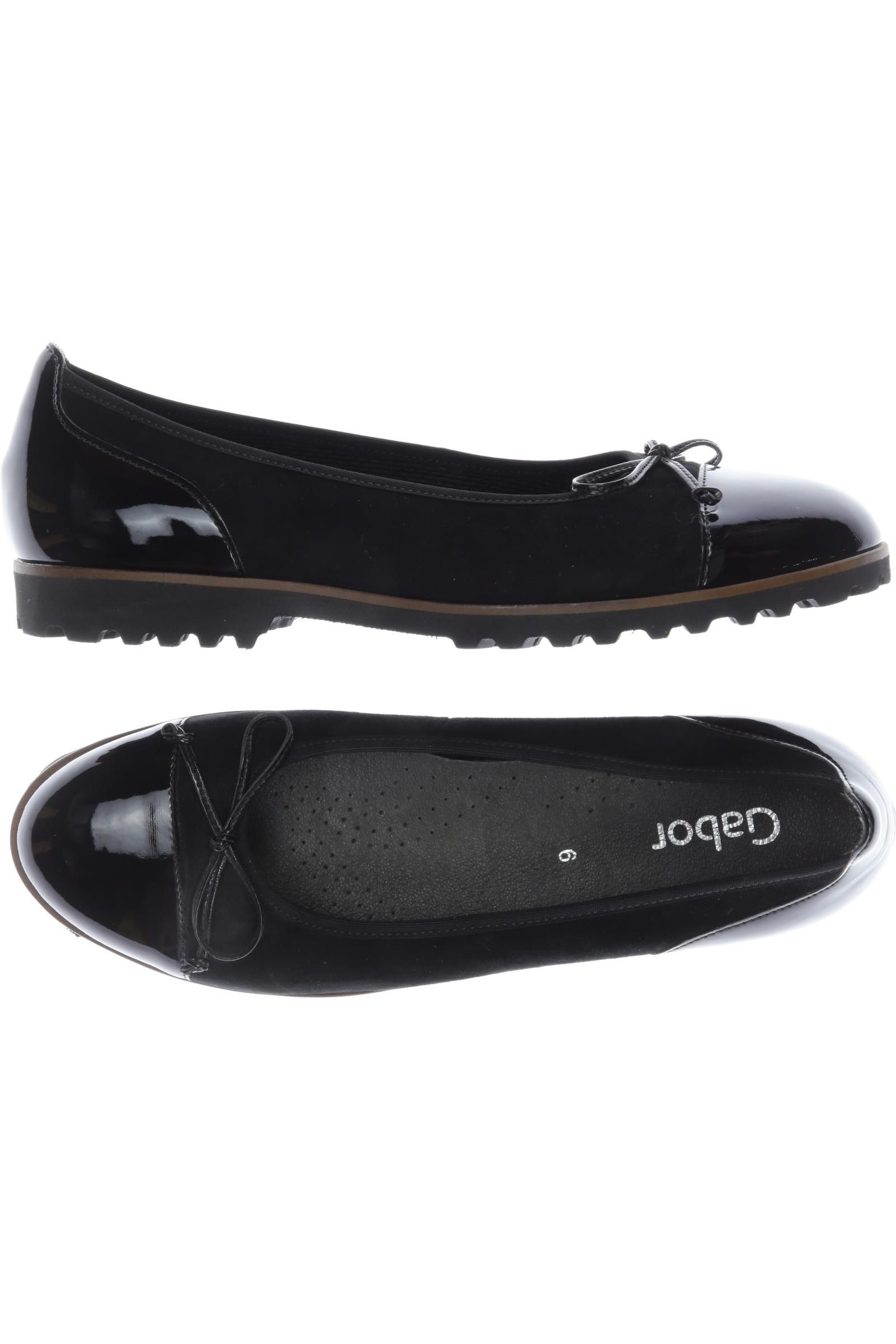 

Gabor Damen Ballerinas, schwarz, Gr. 6