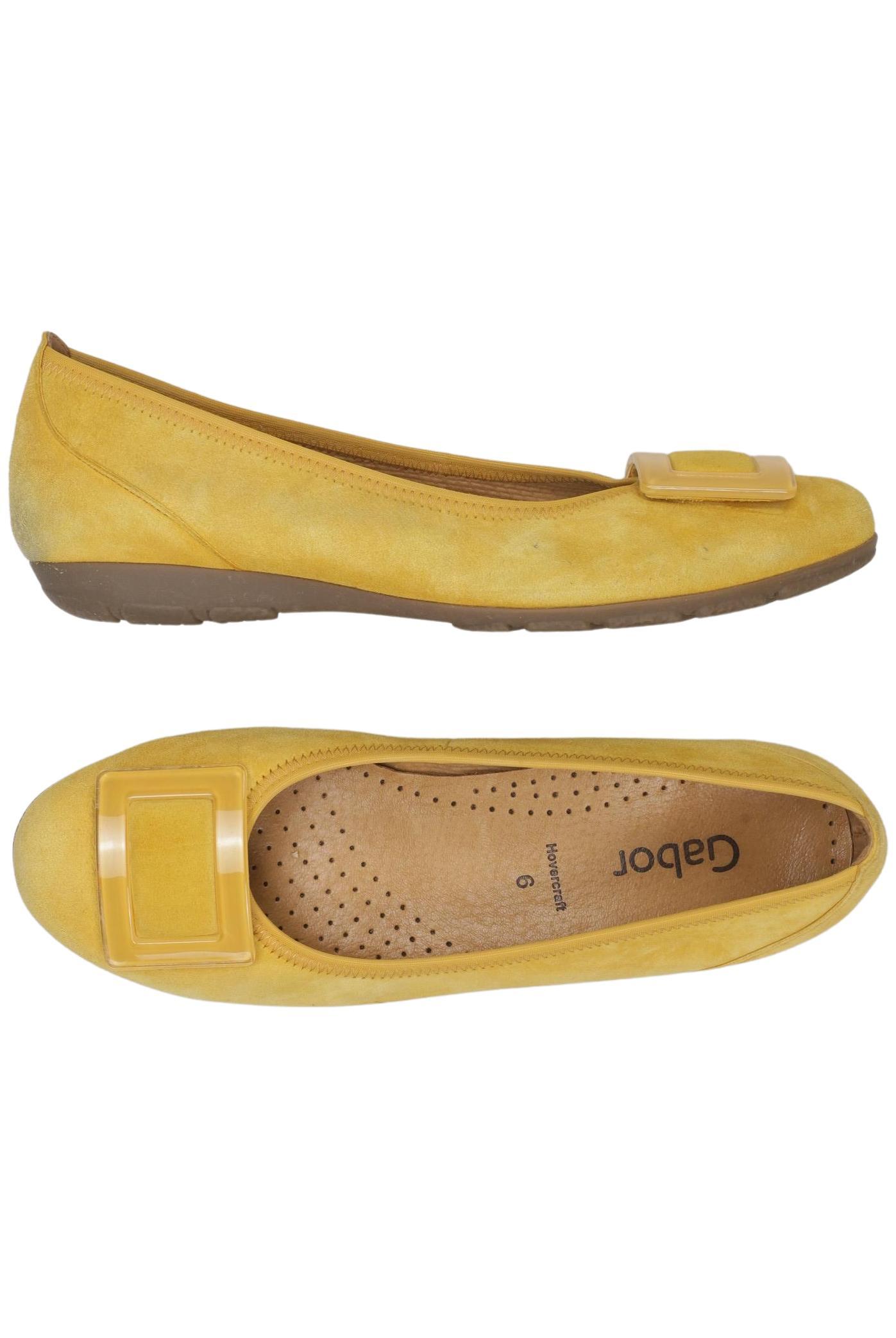 

Gabor Damen Ballerinas, gelb, Gr. 6