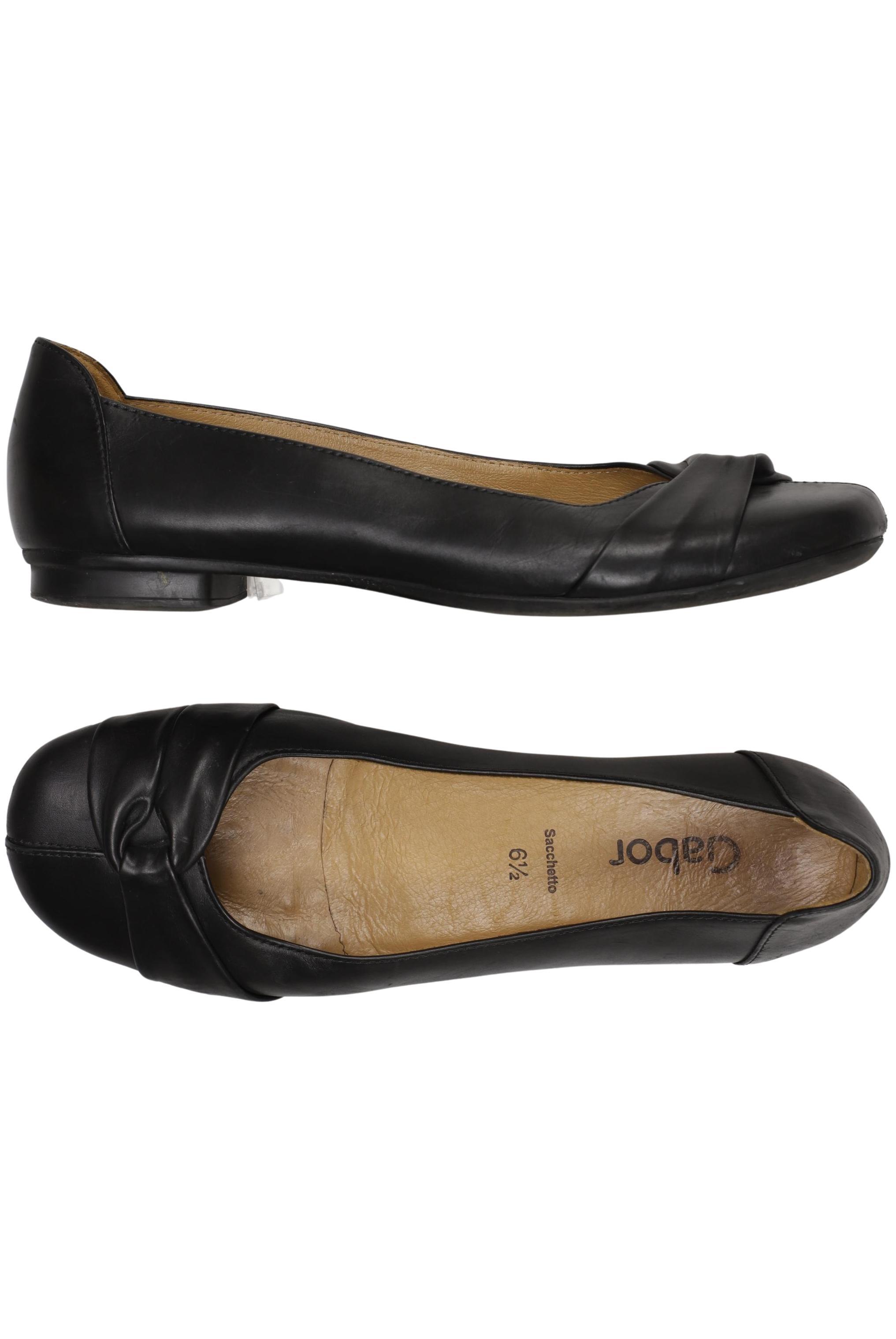

Gabor Damen Ballerinas, schwarz, Gr. 6.5