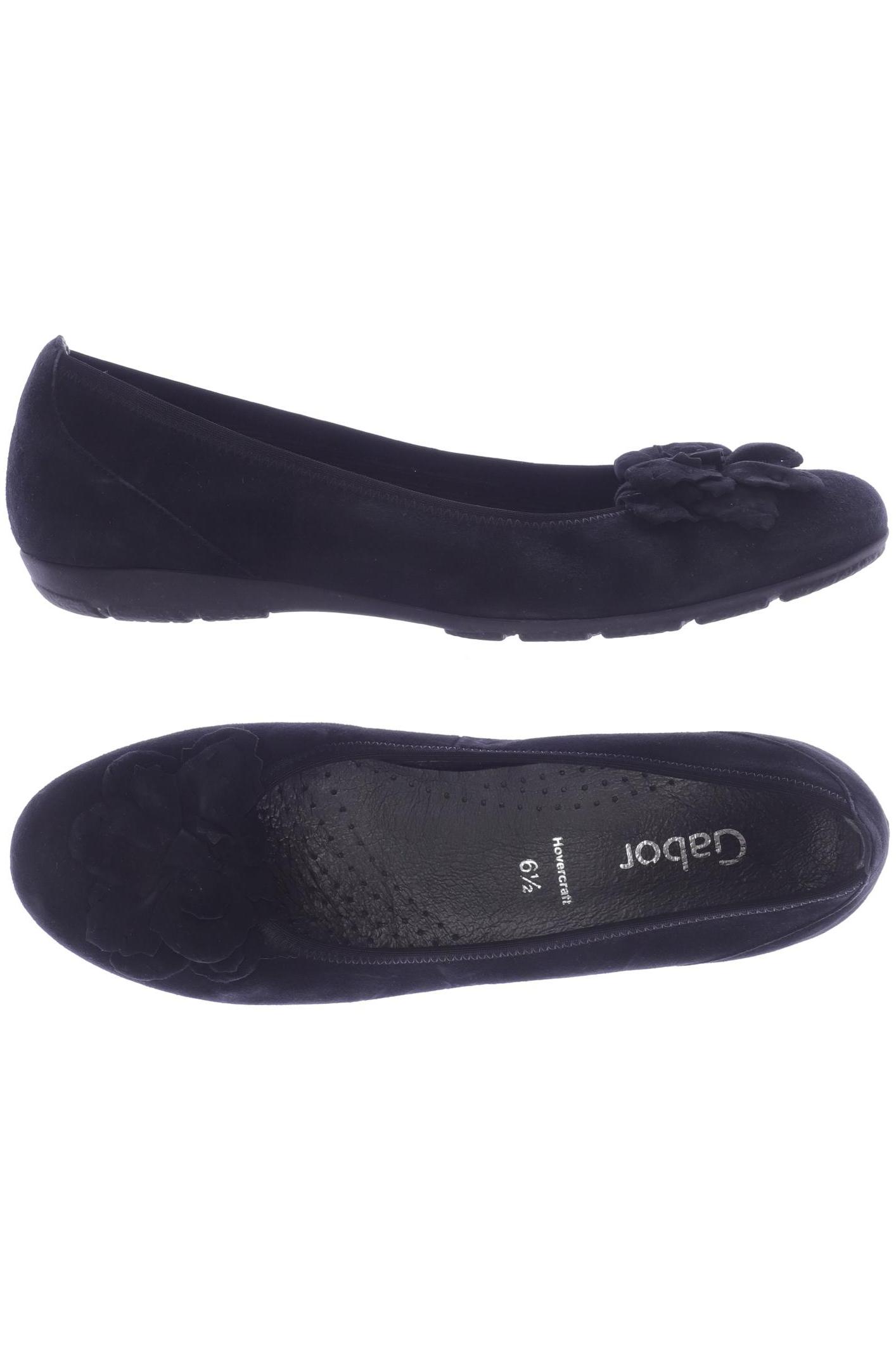 

Gabor Damen Ballerinas, schwarz, Gr. 6.5