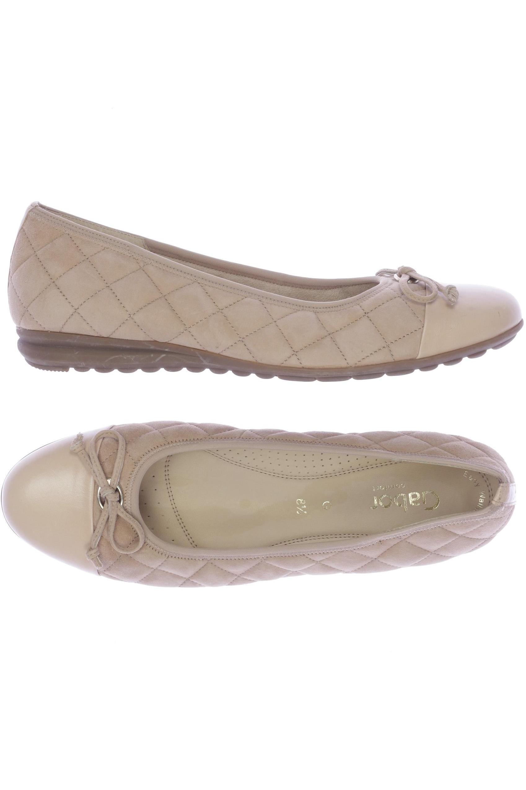 

Gabor Damen Ballerinas, beige, Gr. 8.5