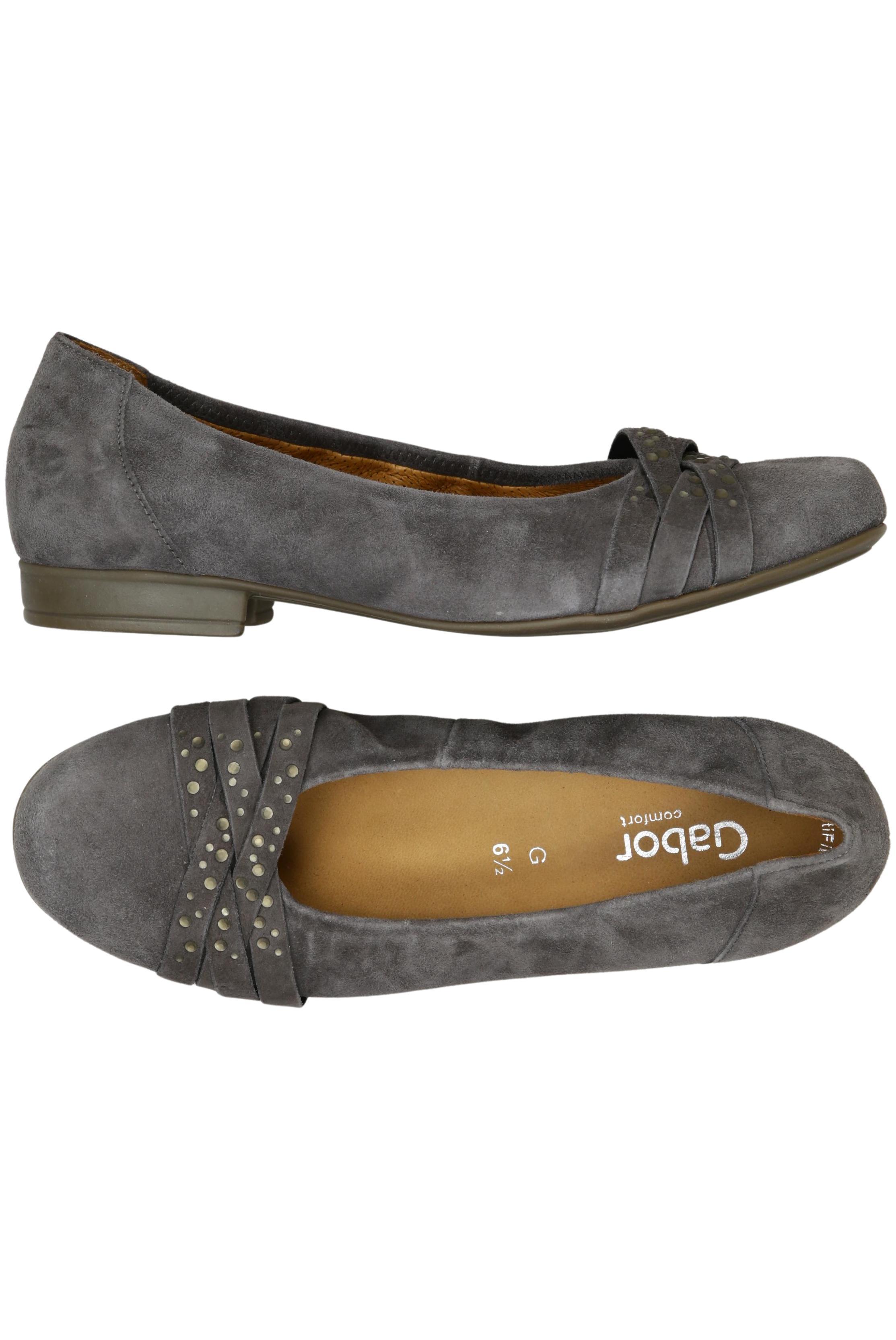 

Gabor Damen Ballerinas, grau, Gr. 6.5