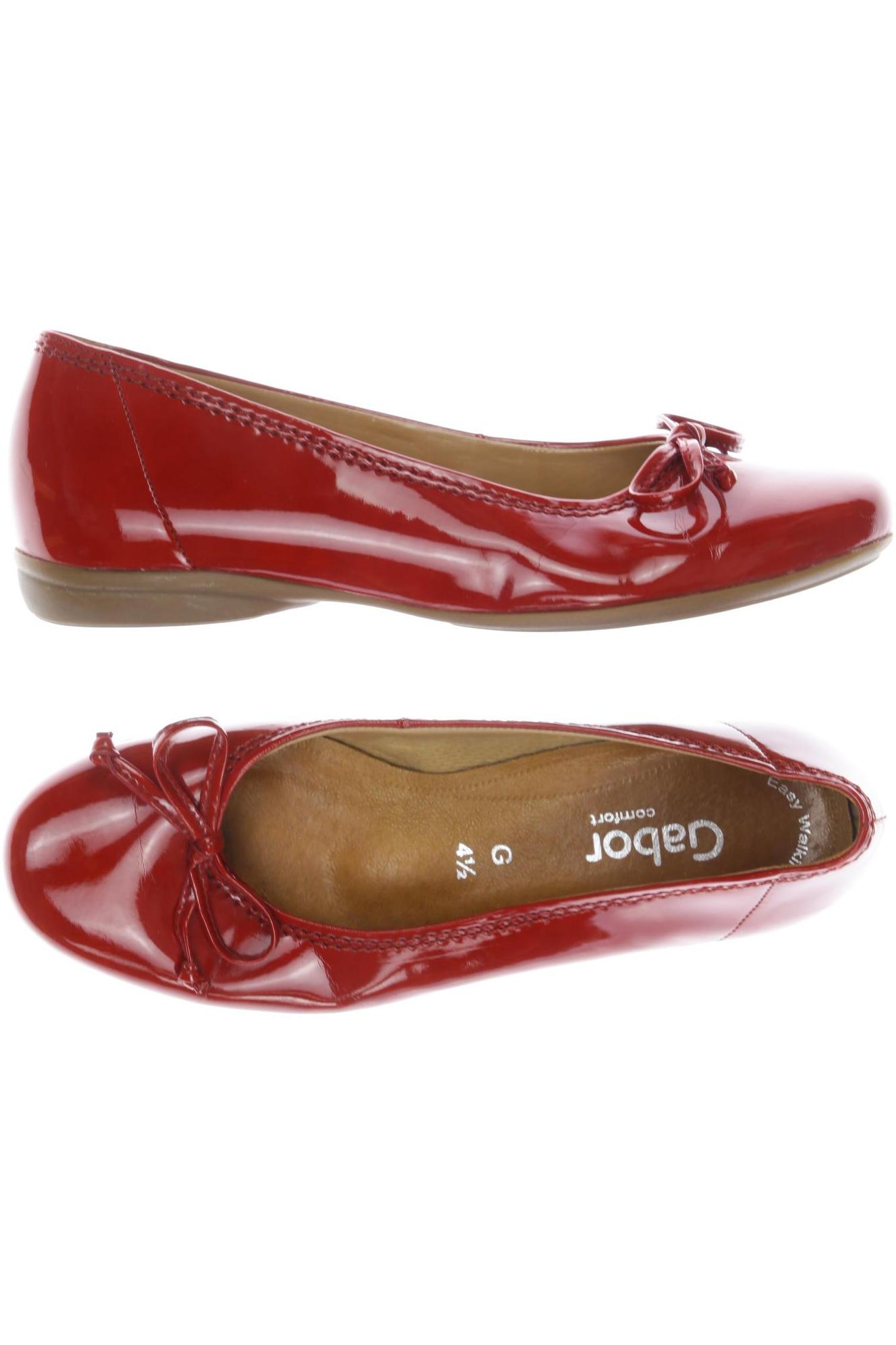 

Gabor Damen Ballerinas, rot, Gr. 4.5