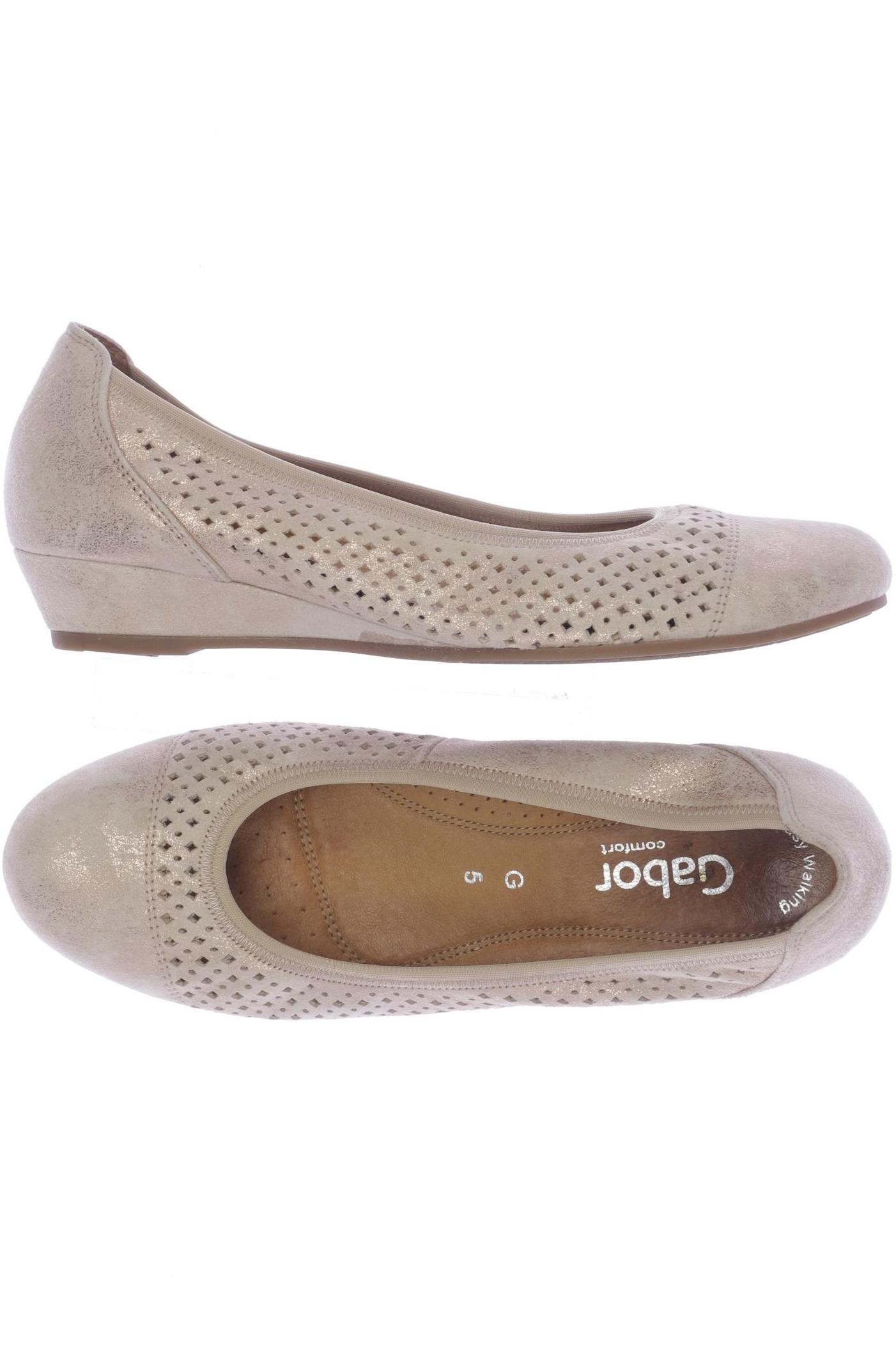 

Gabor Damen Ballerinas, beige, Gr. 5