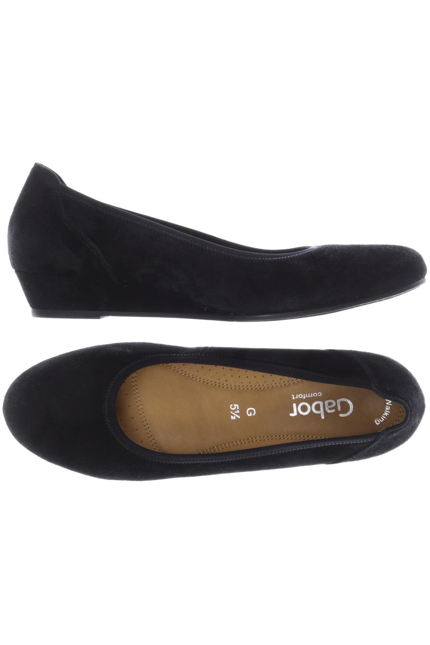 

Gabor Damen Ballerinas, schwarz, Gr. 5.5