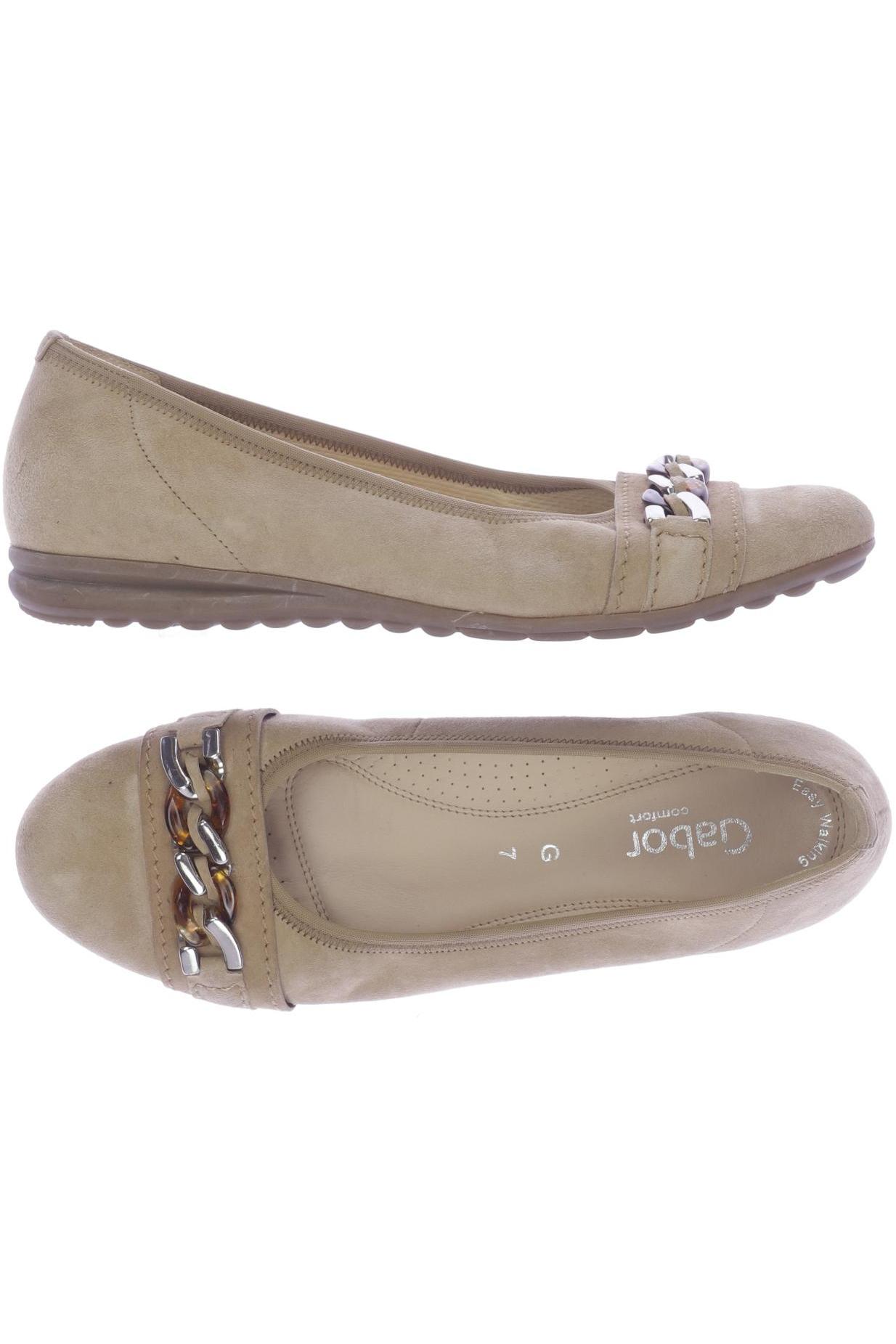 

Gabor Damen Ballerinas, beige, Gr. 7