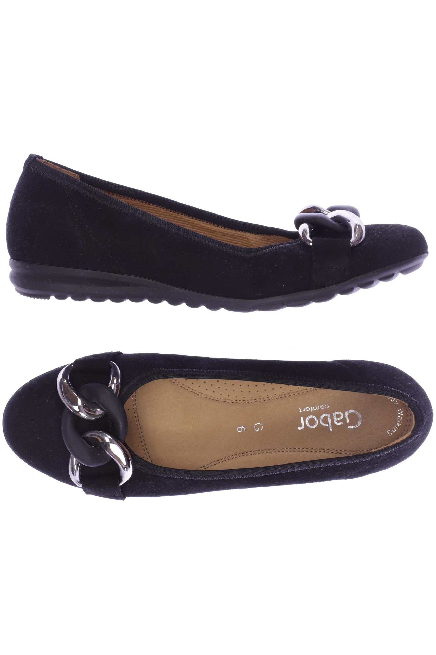 

Gabor Damen Ballerinas, schwarz, Gr. 6