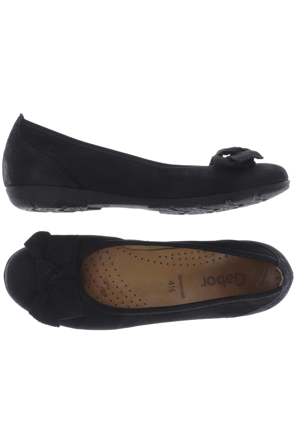 

Gabor Damen Ballerinas, schwarz, Gr. 4.5