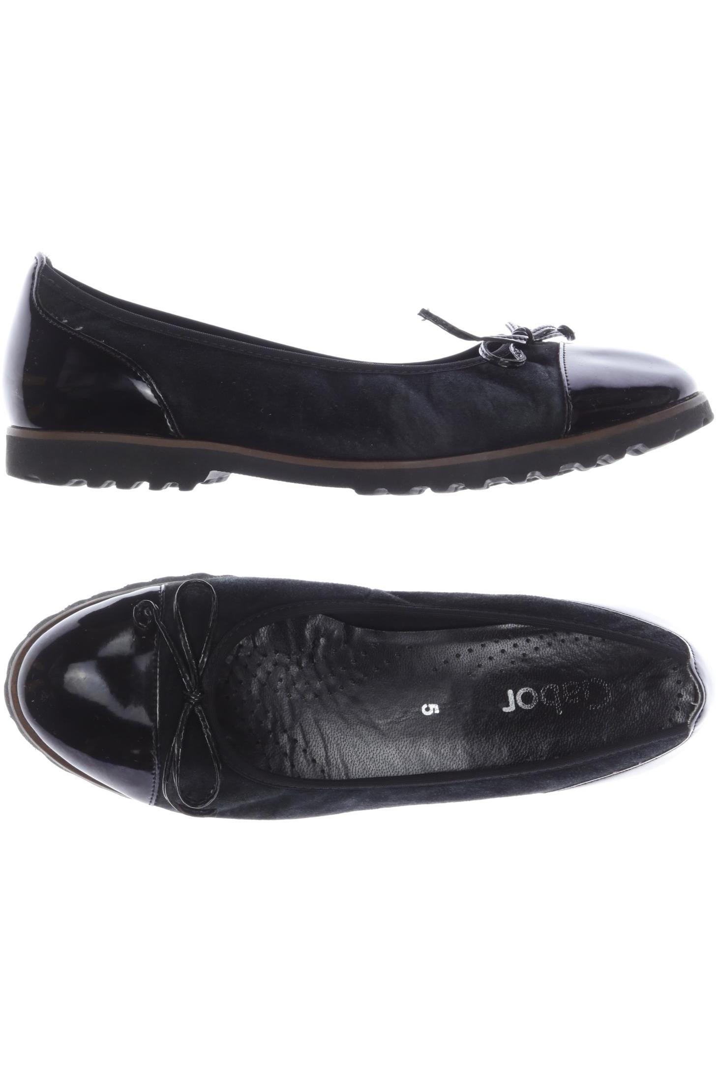 

Gabor Damen Ballerinas, schwarz, Gr. 5