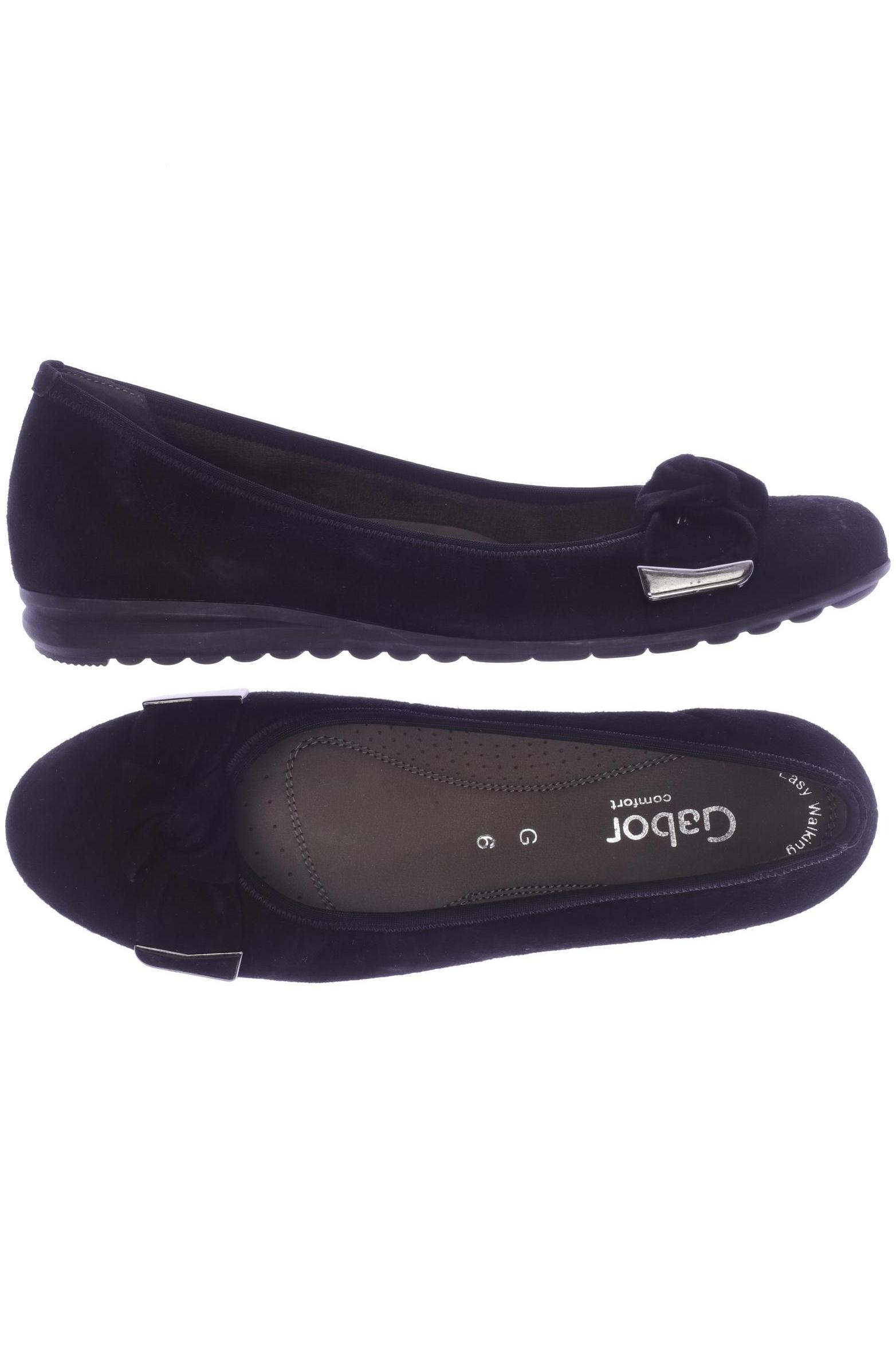 

Gabor Damen Ballerinas, schwarz, Gr. 6